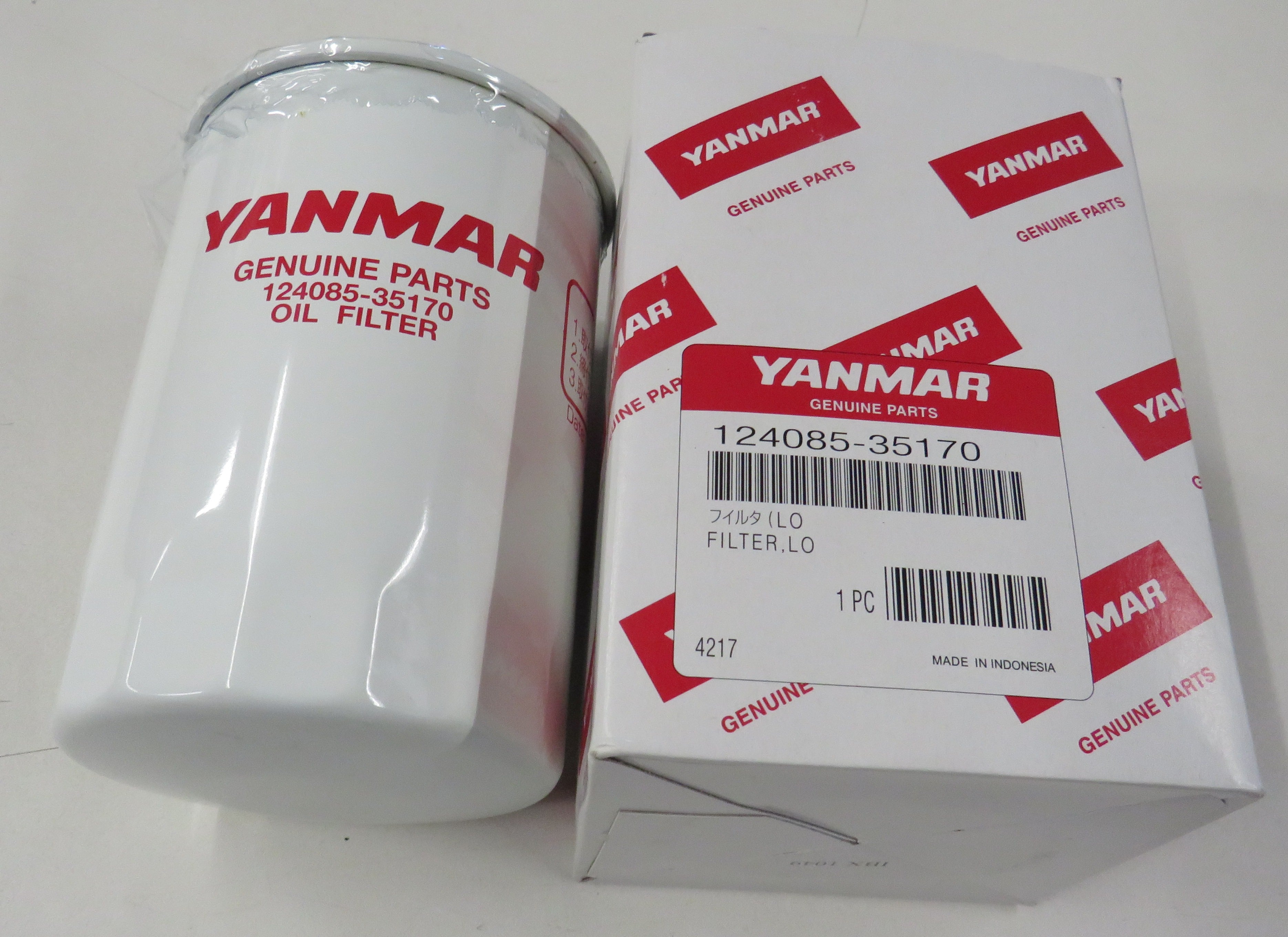 Yanmar 124085-35170 Oil Filter, D80XL120 QM Series 10/18/2025 THIS PART IS IN STOCK 10/18/2025