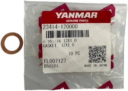 Yanmar 23414-120000 Packing Crush Washer 10/18/2025 THIS PART IS IN STOCK 10/18/2025