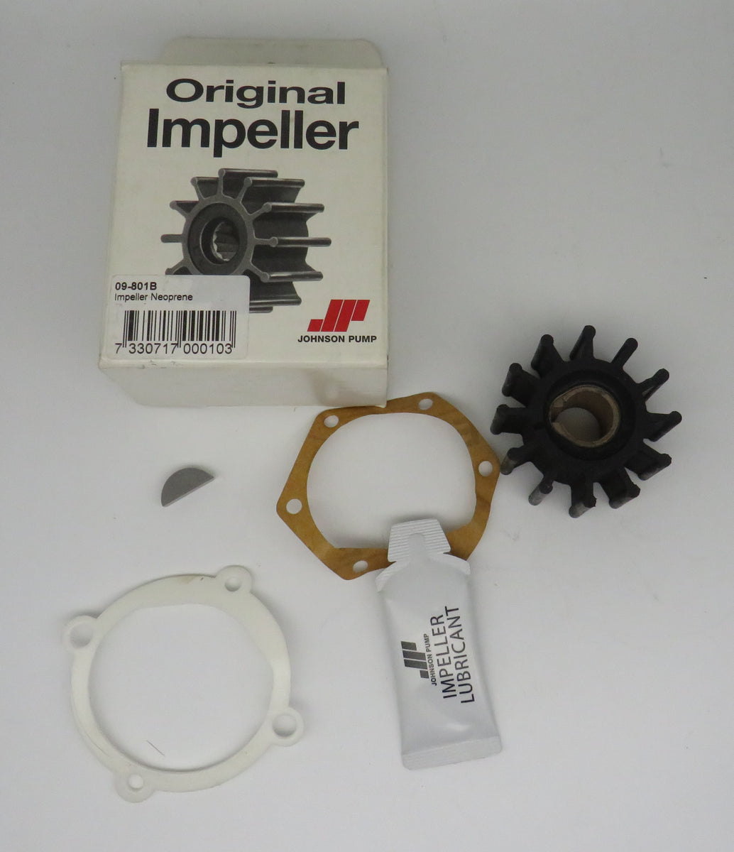 Kit D’hélice (impeller) Johnson Pump 09-801B Pour Pompe Marine F5 - Réf. 4568-0001