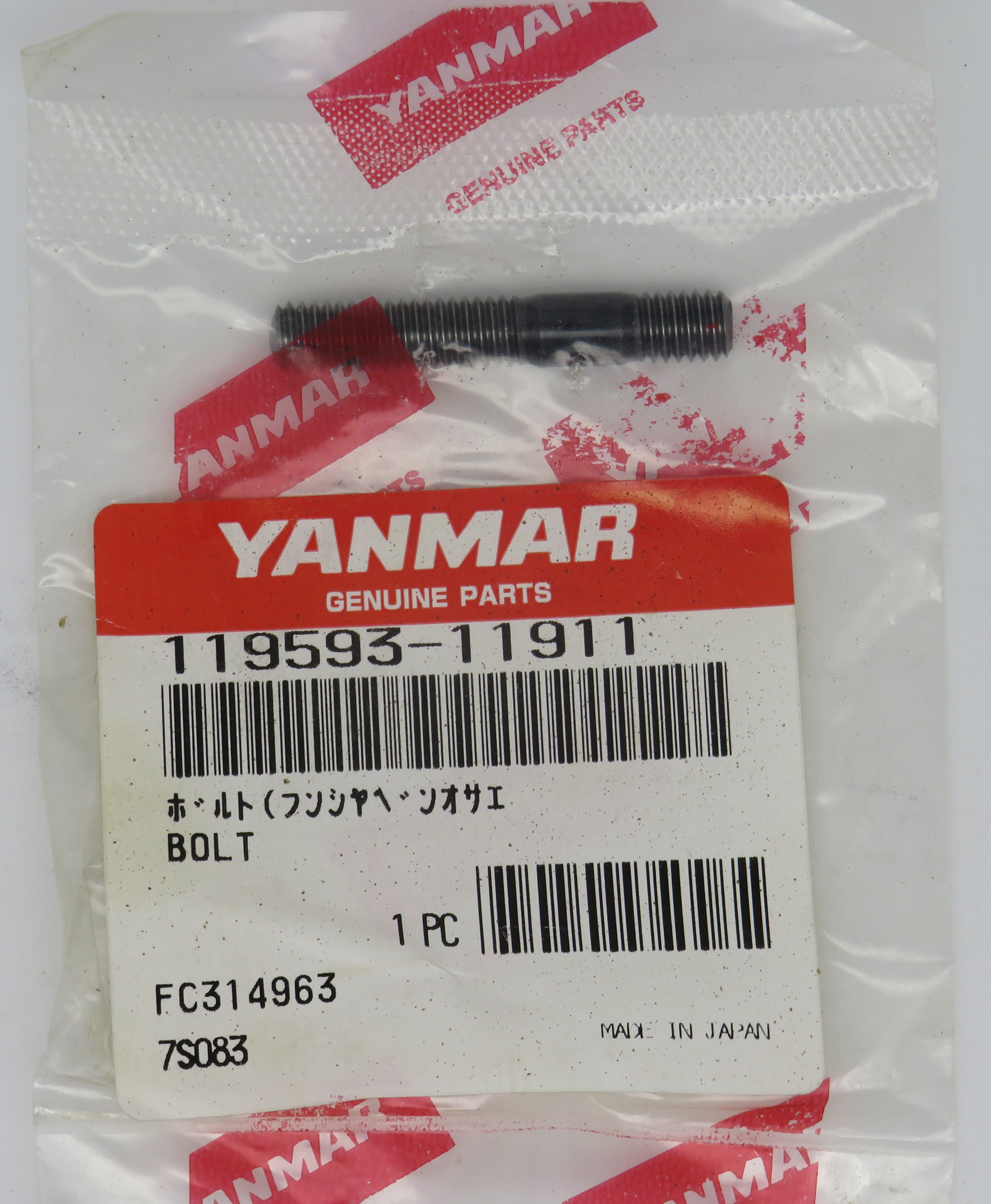 119593-11911 Yanmar Bolt