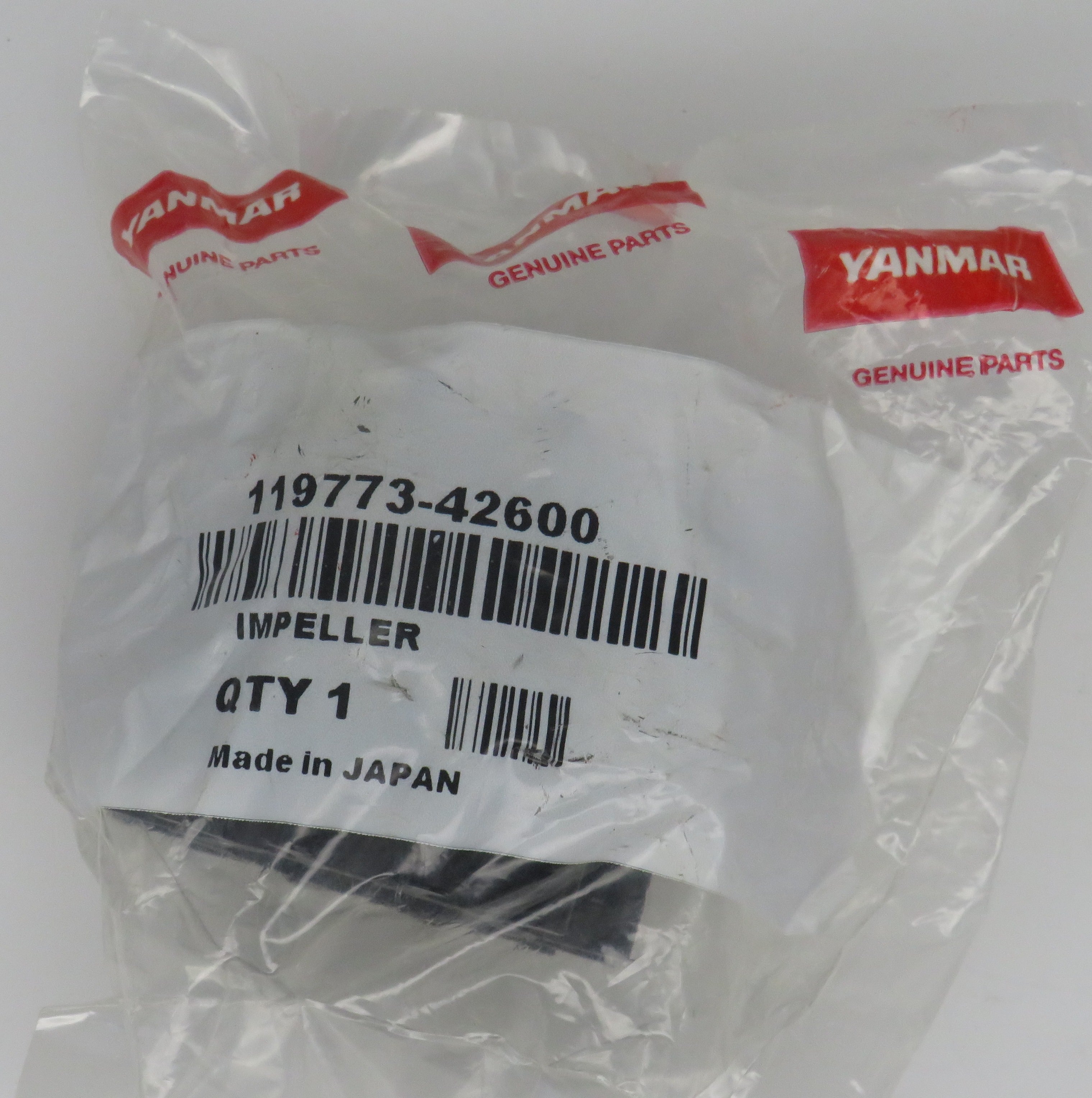 119773-42600 Yanmar Impeller JP (Superceded 119773-42600-01)