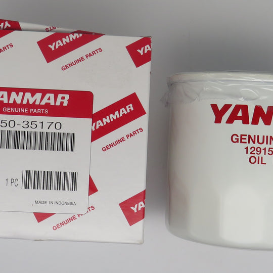 129150-35170 Yanmar Lube Oil Filter. This product Superseded 370-129150-35153 10/18/2025 THIS PART IS IN STOCK 10/18/2025