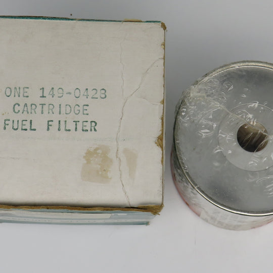 149-0428 Onan Cartridge Fuel Filter For MDJA (Spec A-R) & MDJB (Spec A-R) OBSOLETE Also. Sierra 23-7750 Filter Element   2/9/2024 THIS PART IS IN STOCK 2/9/2024