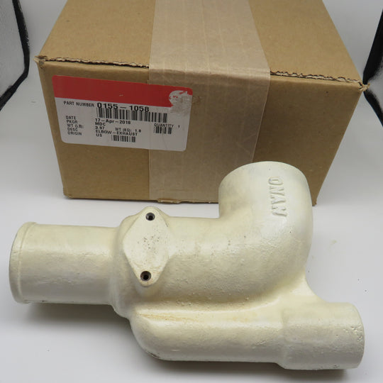 155-1058 Onan Exhaust Elbow OBSOLETE 2/13/2024 THIS PART IS IN STOCK 2/13/24