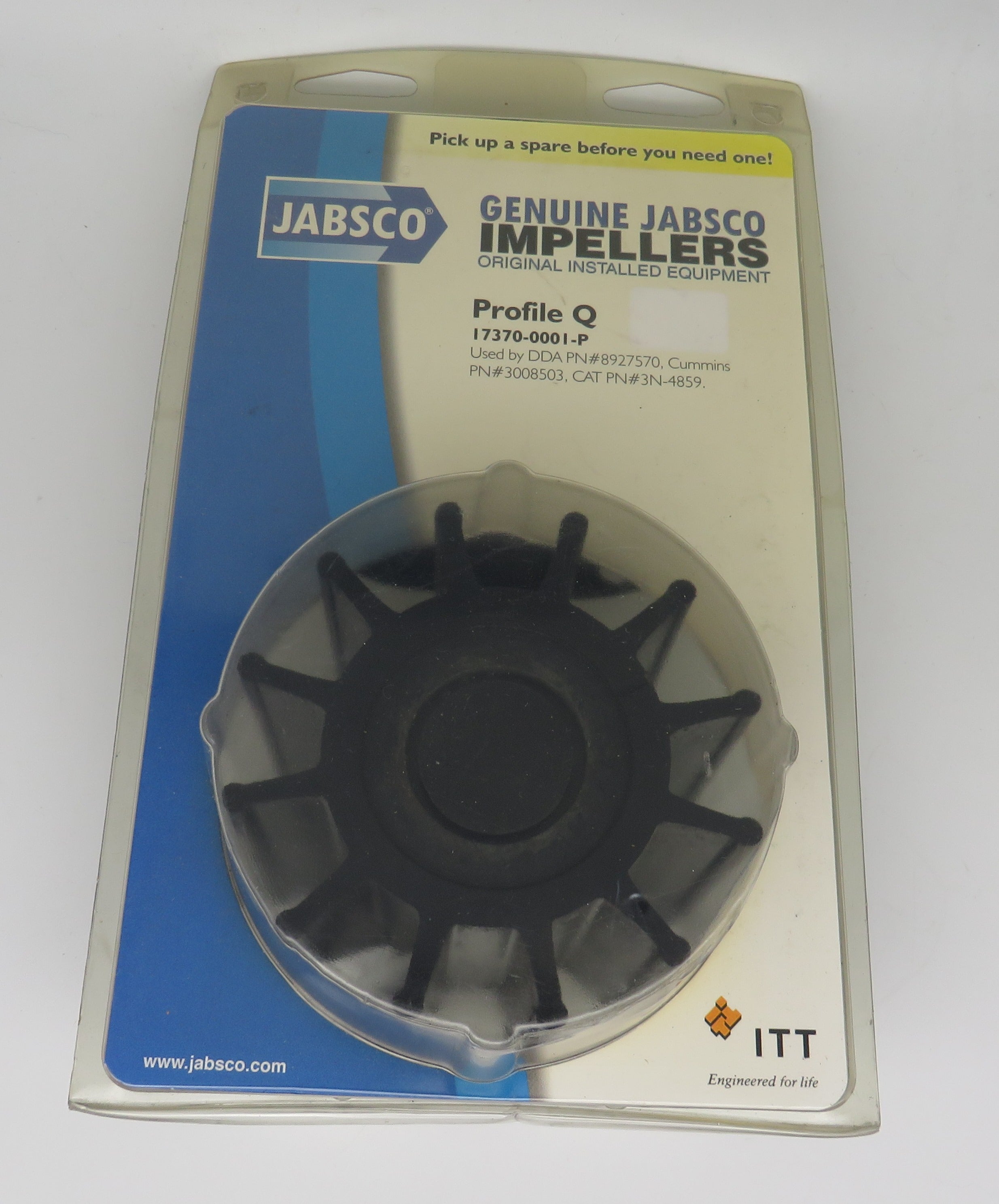 17370-0001-P Jabsco Par Impeller Kit Profile Q