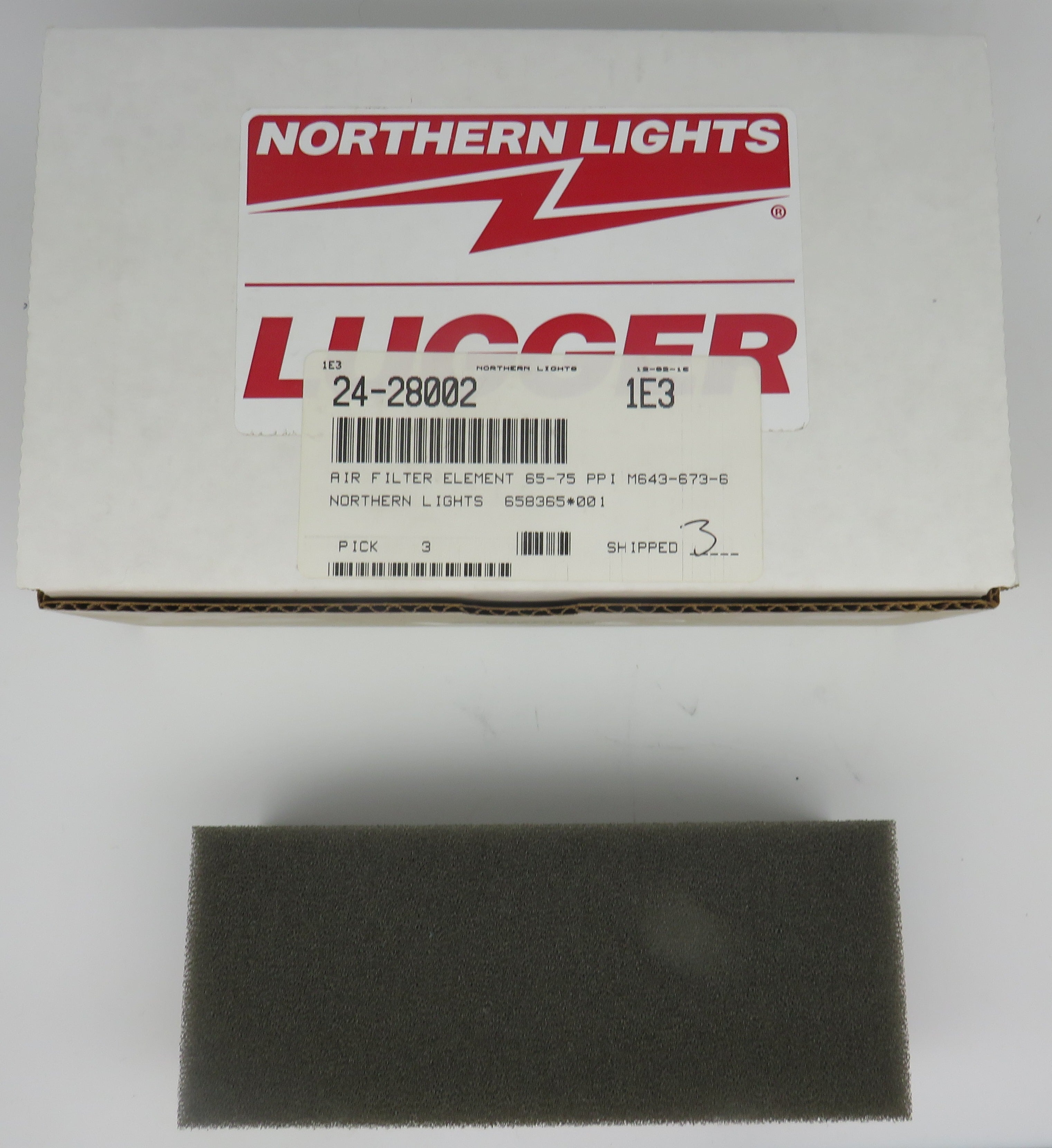 24-28002 Northern Lights Lugger Air Filter Element Generator (Replaces 24-28300)