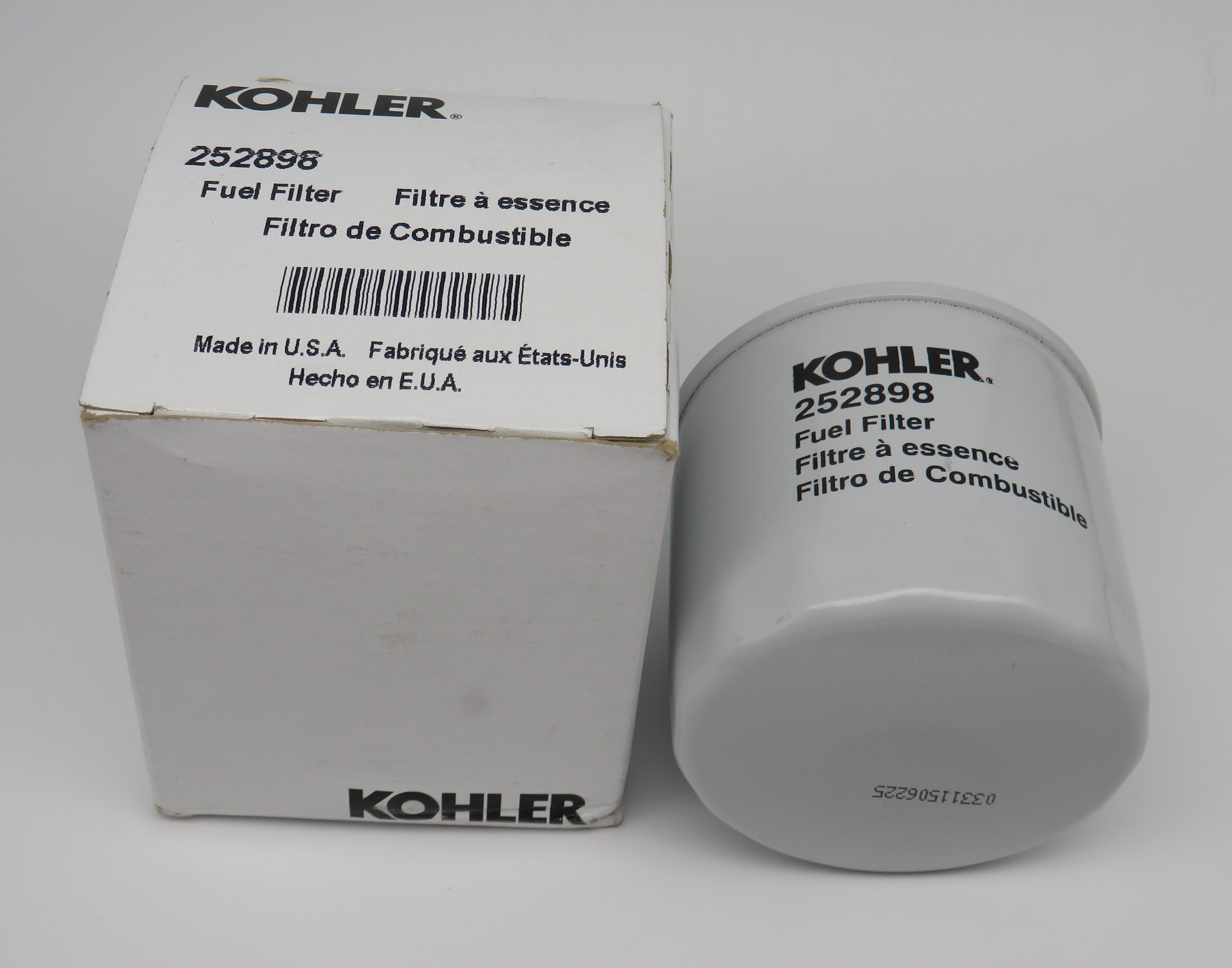 252898 Kohler Fuel Filter replaces 225021 & 252765