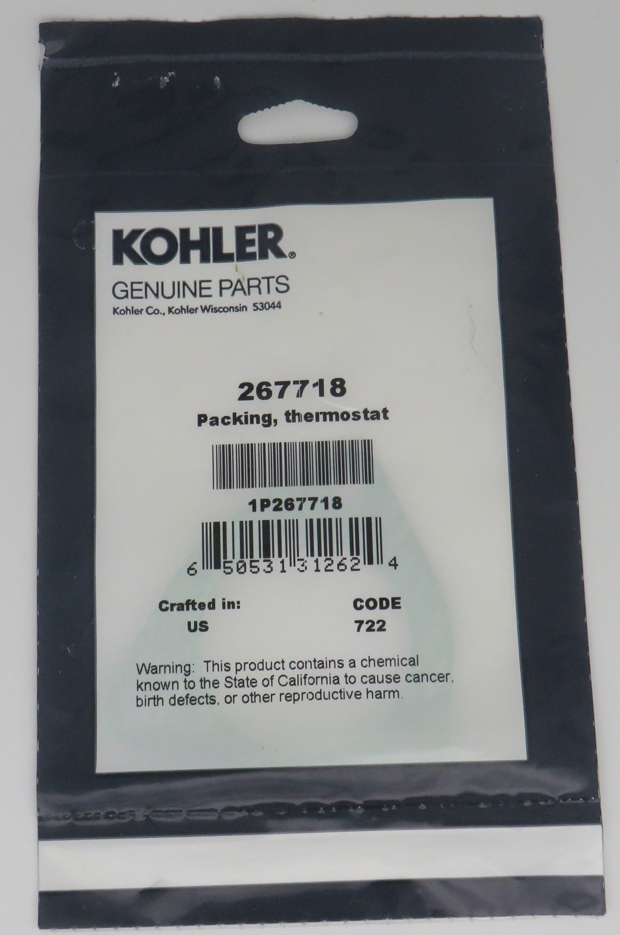 267718 Kohler also Sierra 23-0809 Gasket Thermostat