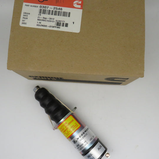 307-2546 Onan Solenoid 9/14/2026 THIS PART IS IN STOCK as of 9/14/2026