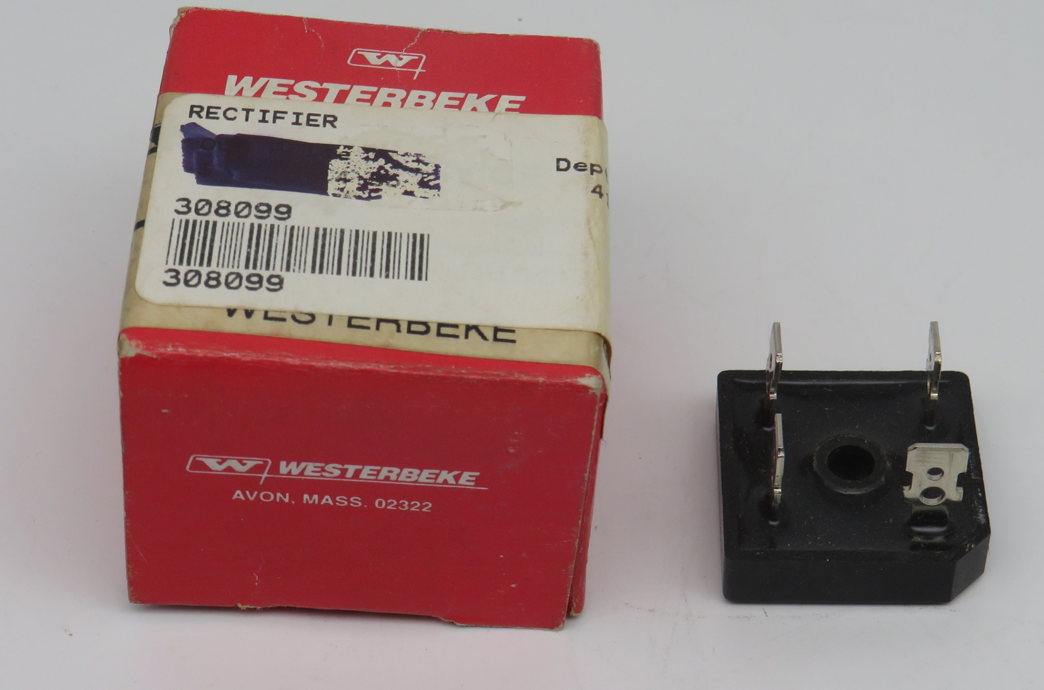 43649 Westerbeke Rectifier (60 Hz) Replaced 308099
