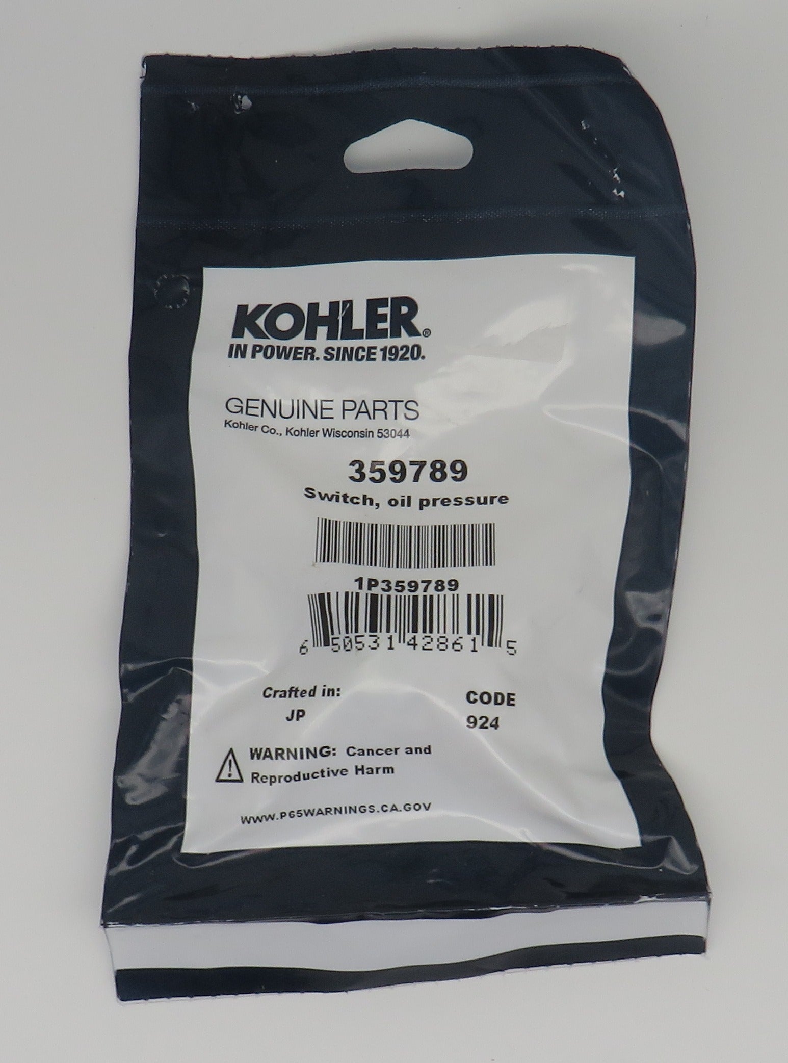 359789 Kohler Oil Pressure Switch