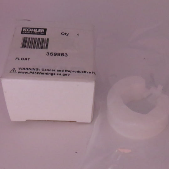 359853 Kohler Float 11/21/2025 THIS PART IS IN STOCK 11/21/2025