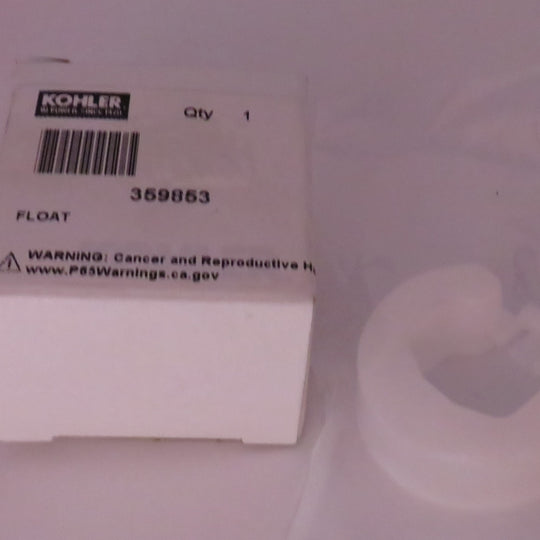 359853 Kohler Float 11/21/2025 THIS PART IS IN STOCK 11/21/2025