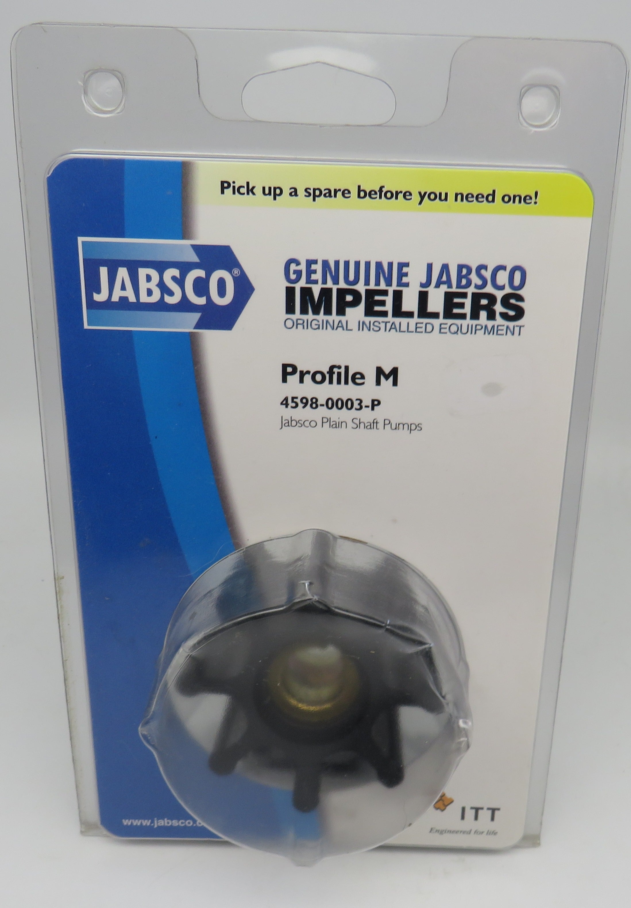 4598-0003-P Jabsco Impeller Kit PROFILE M 2/27/2025 THIS PART IS IN STOCK 2/27/2025