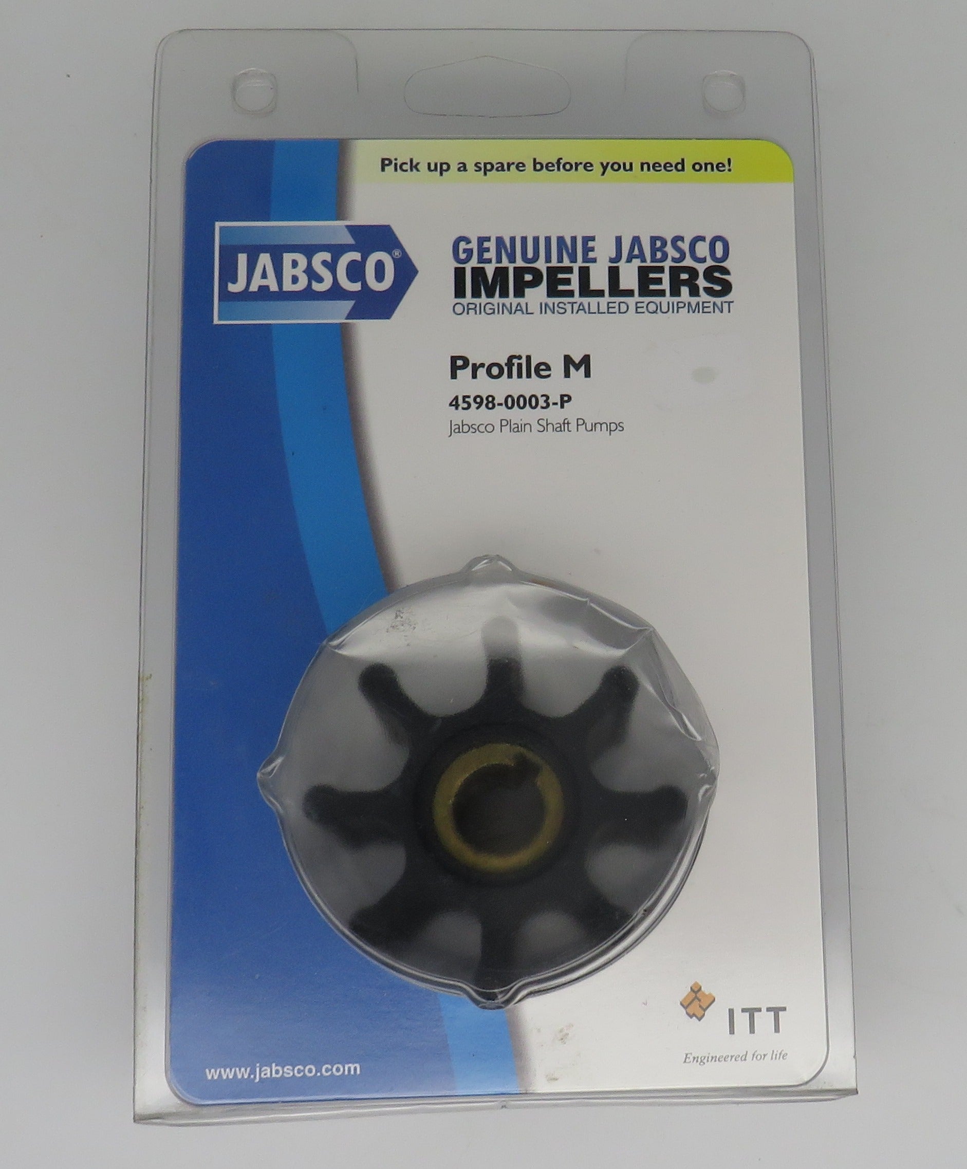 4598-0003-P Jabsco Impeller Kit PROFILE M 2/27/2025 THIS PART IS IN STOCK 2/27/2025
