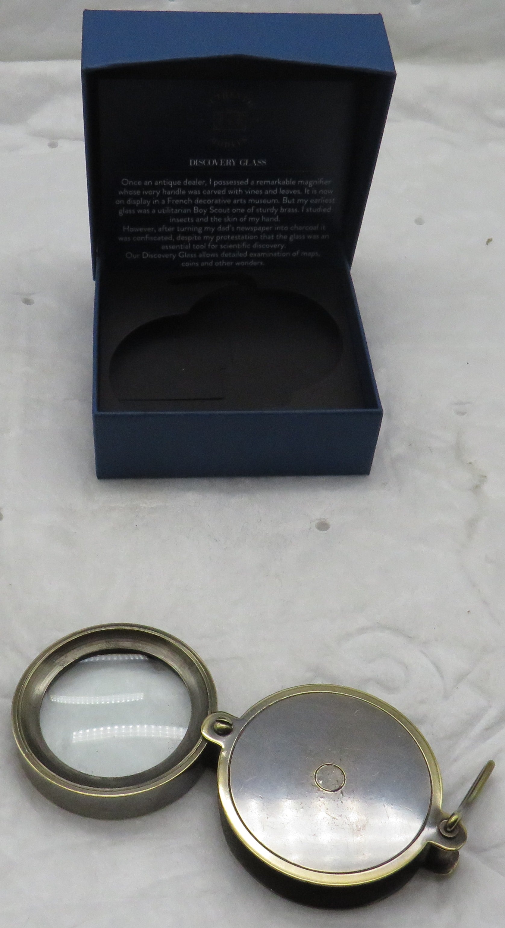 Authentic Models Magnifier Discovery Glass CO004 Distressed Bronze Finish OBSOLETE Discontinued NLA 