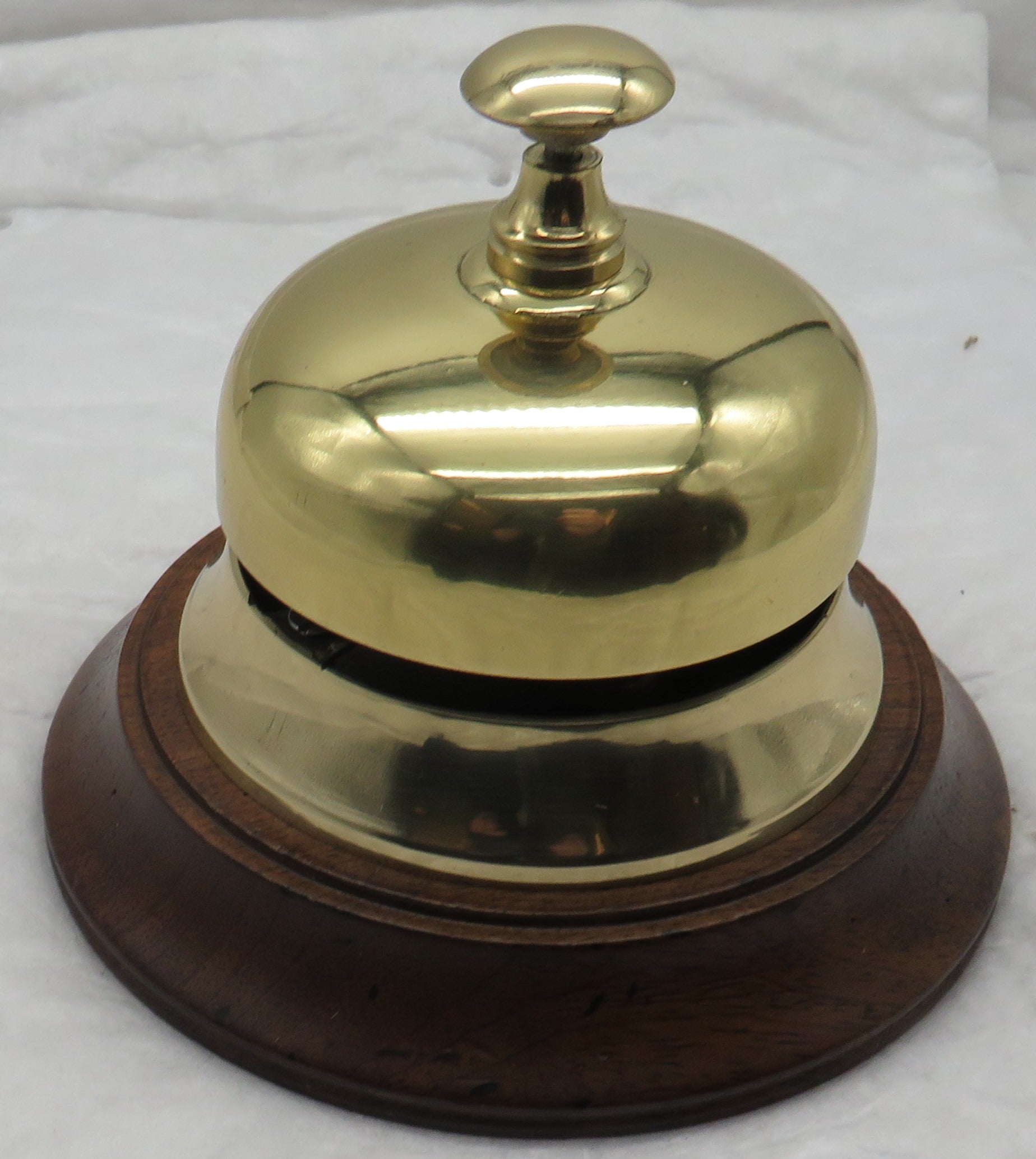 Authentic Models Sailors Inn Desk Bell AC100 Brass Highly Polished OBSOLETE Discontinued NLA 