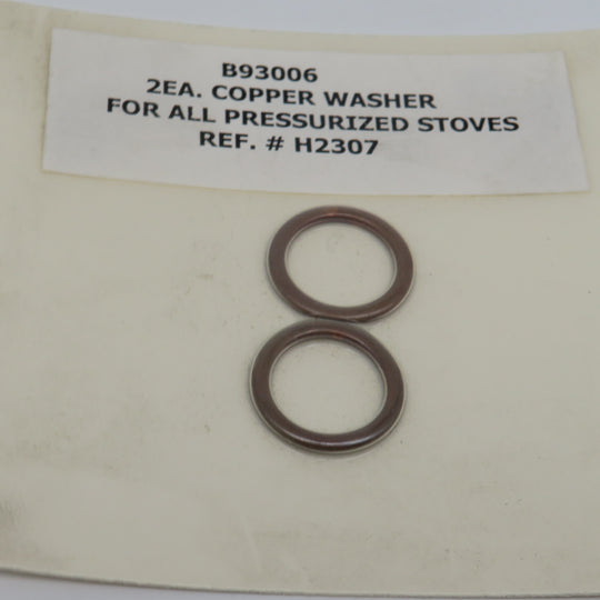 Homestrand Kenyon H2307 (B93006) Copper Washer set of 2 Burner Nut For All Pressurized Stoves 2/11/2026 THIS PART IS IN STOCK 2/11/2026