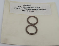 Homestrand Kenyon H2307 (B93006) Copper Washer set of 2 Burner Nut For All Pressurized Stoves 