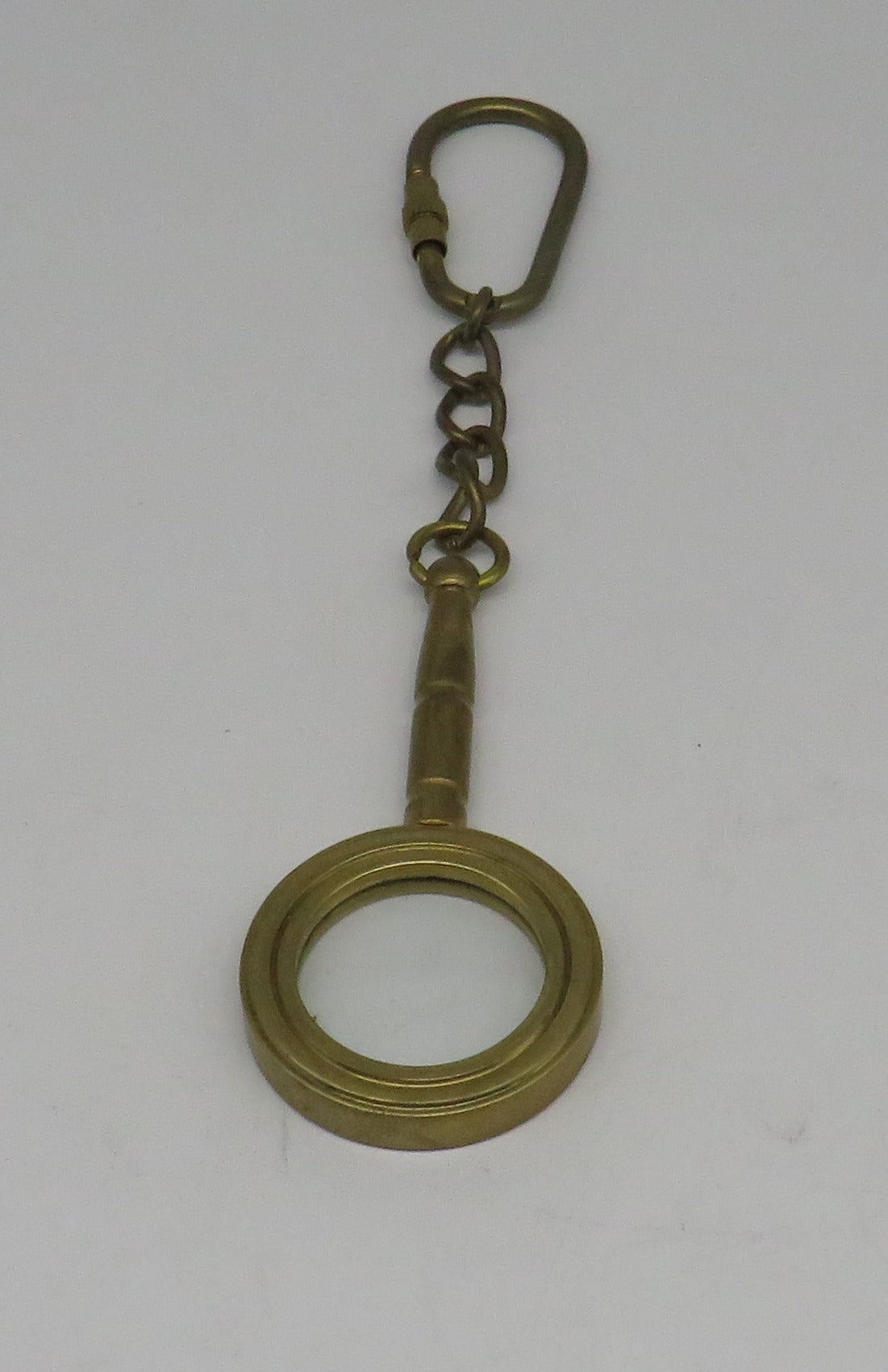 Brass Key Ring Magnifier