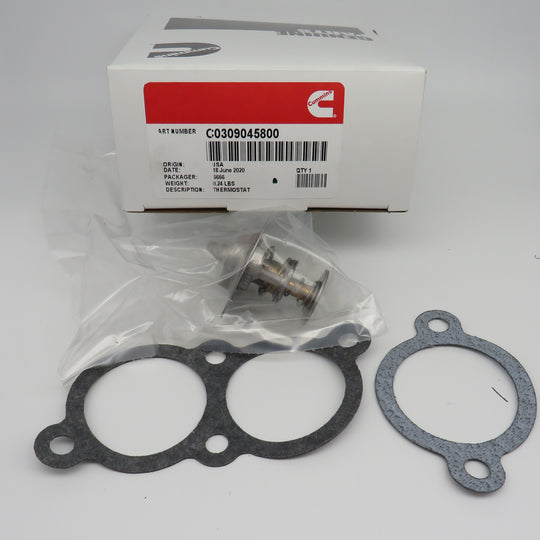 C0309045800 Onan Replaces 309-0458 Thermostat Kit 192 Degrees 2/26/2024 THIS PART IS IN STOCK 2/26/2024