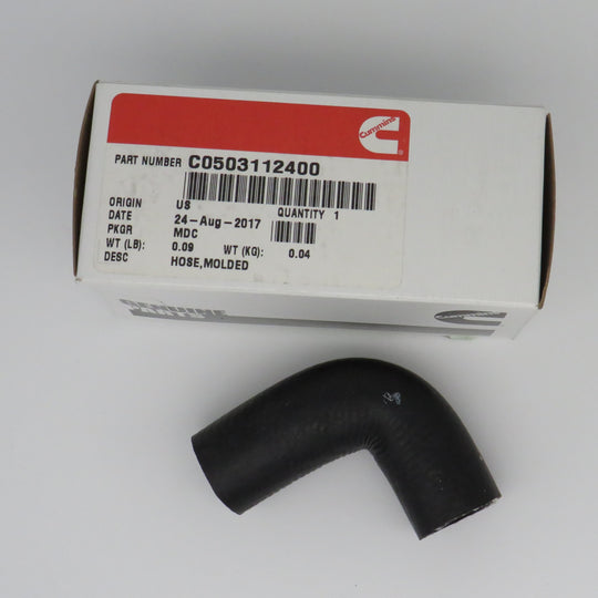 C0503112400 Onan Molded Hose (Replaces 503-1124) OBSOLETE 2/13/2024 THIS PART IS IN STOCK 2/13/2024
