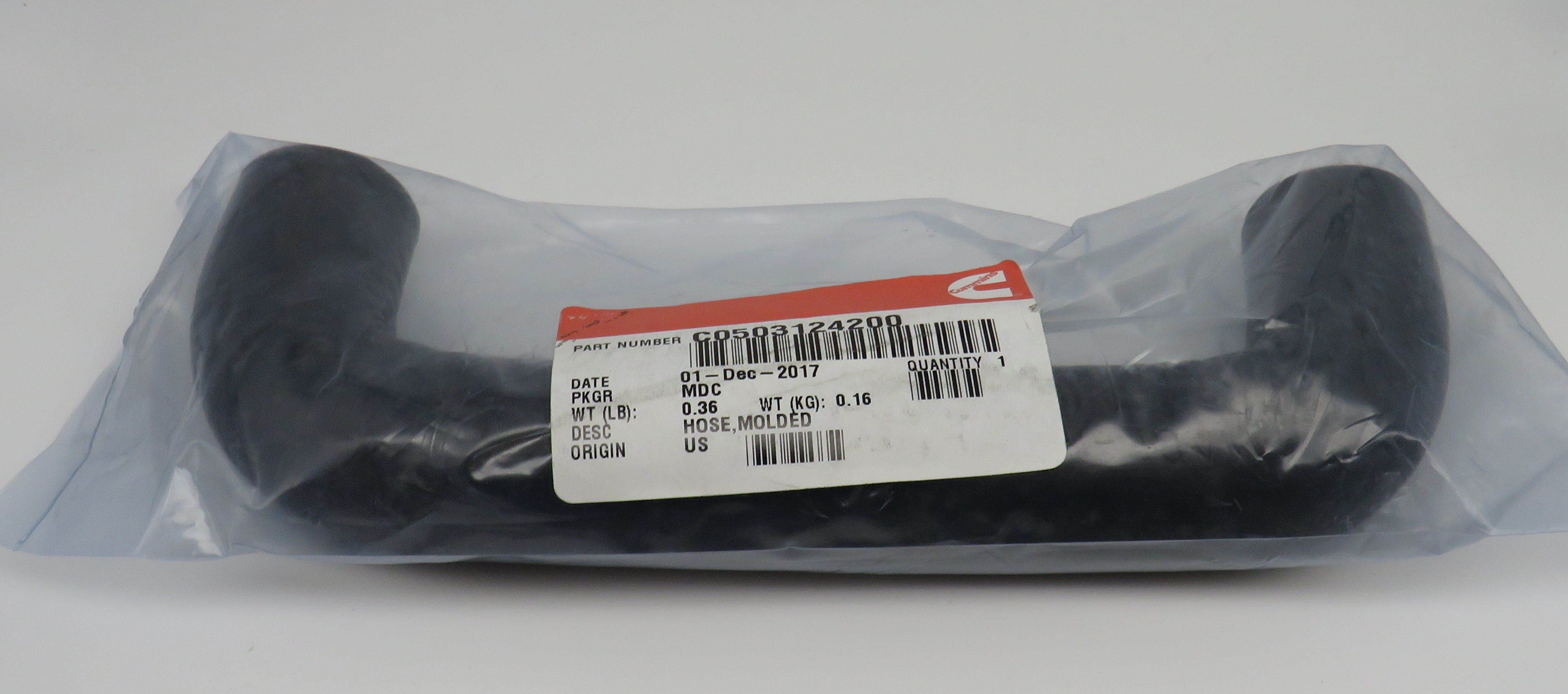 C0503124200 Onan Molded Hose (Replaces 503-1242) 2/13/2024 THIS PART IS IN STOCK 2/13/2024