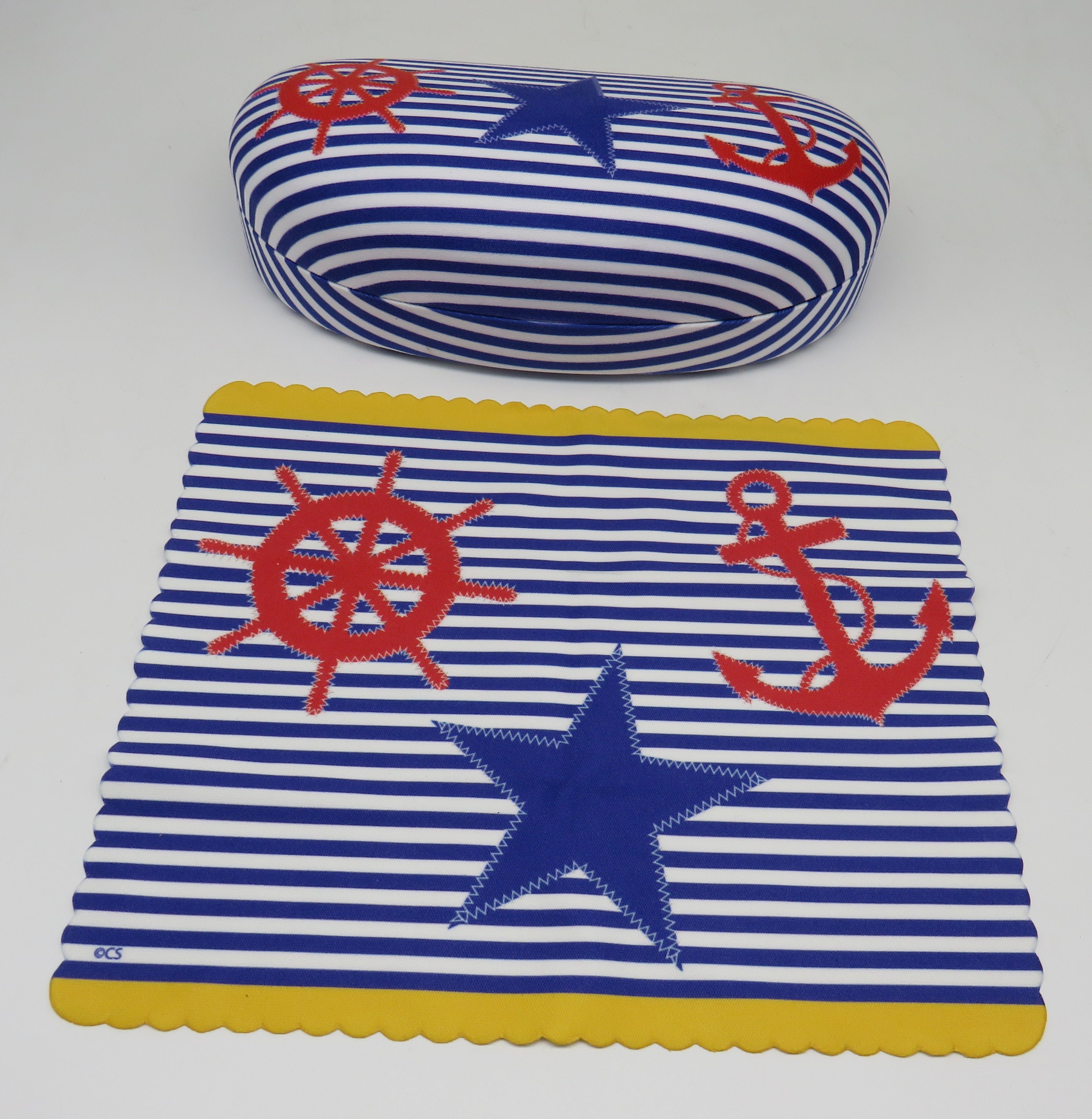 Cape Shore Nautical Chic Sunglasses Case With Matching Lens Cloth (OBSOLETE)