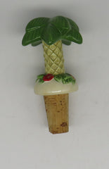 Cape Shore Ceramic Palm Tree Bottle Topper OBSOLETE