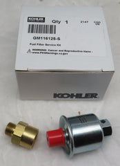 GM116125-S Kohler Generator Fuel Filter Service Kit (Replaces 267987)