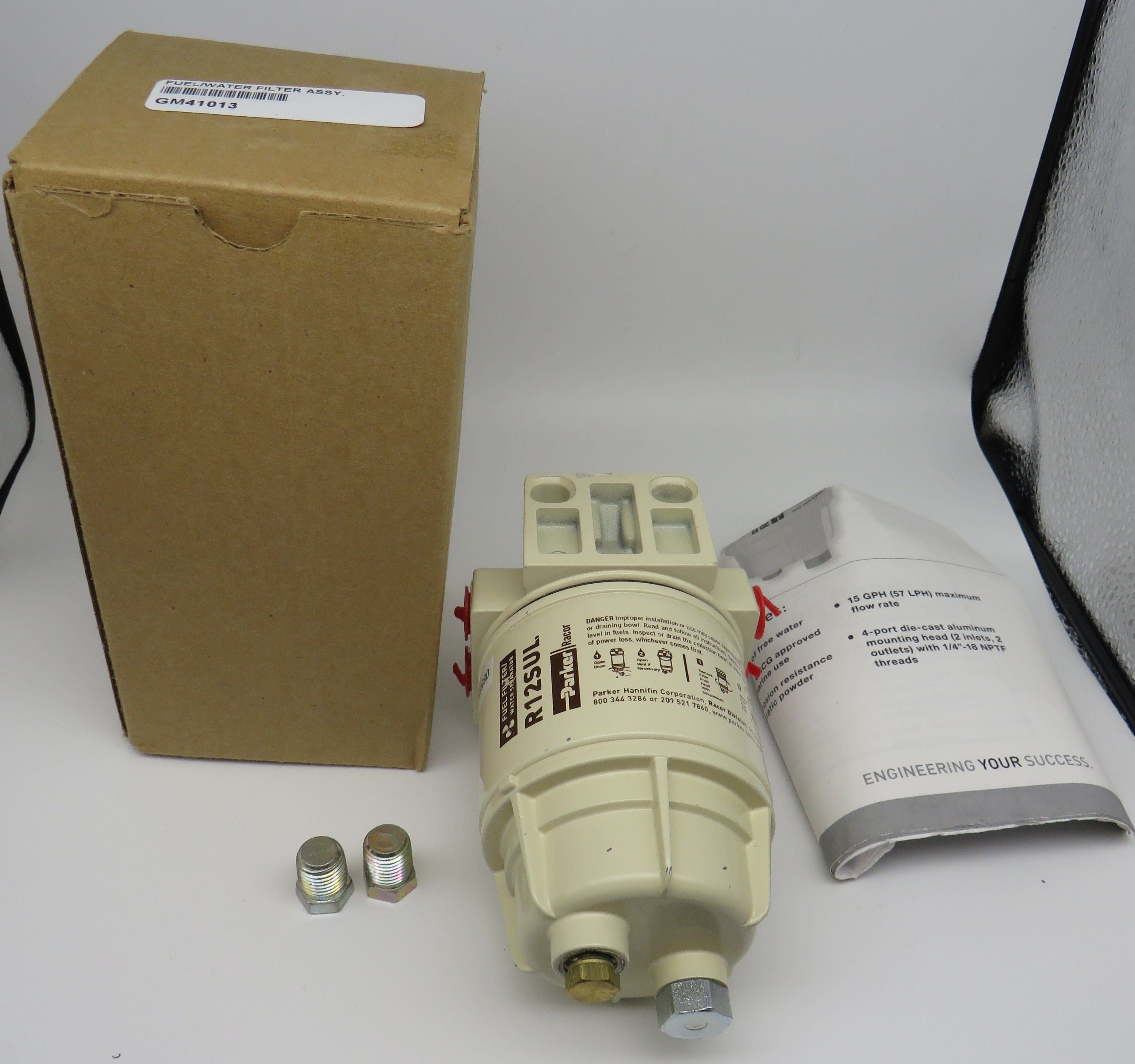 GM41013 Kohler Filter, Fuel/Water Separator