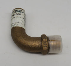 FFC-500 Groco Bronze 90 Degree Hose to Pipe Adapter 3/4