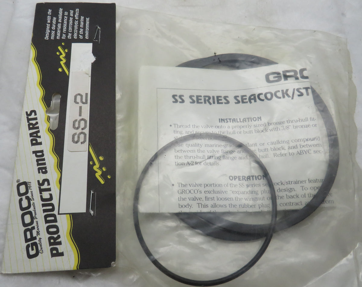 SS2 Groco Seacock/Strainer Service Kit for Marine Water Strainers