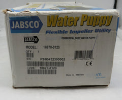 Jabsco 18670-0123 Commercial Duty Water Pump 12V, 9 GPH 