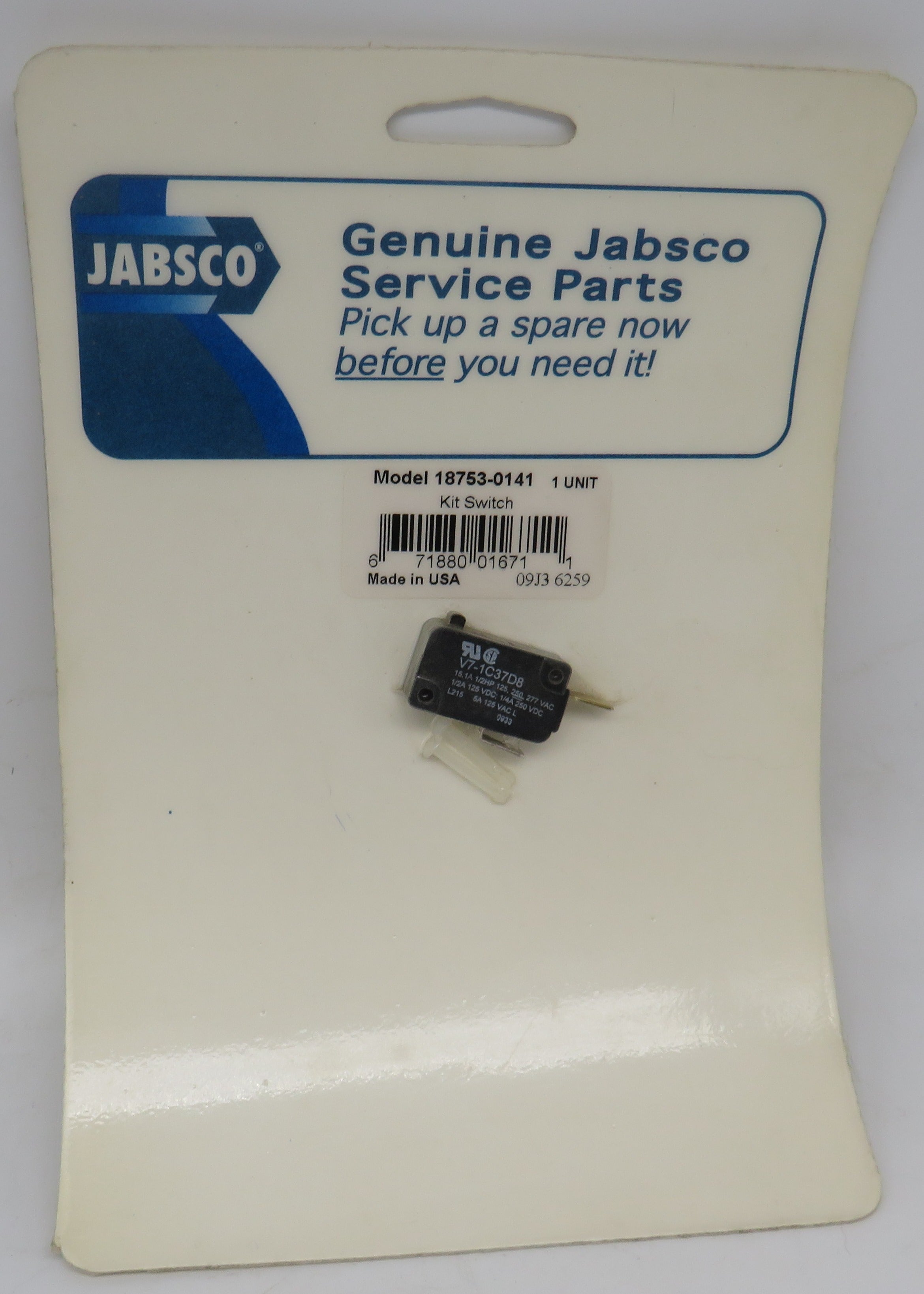 18753-0141 Jabsco Par Micro Switch