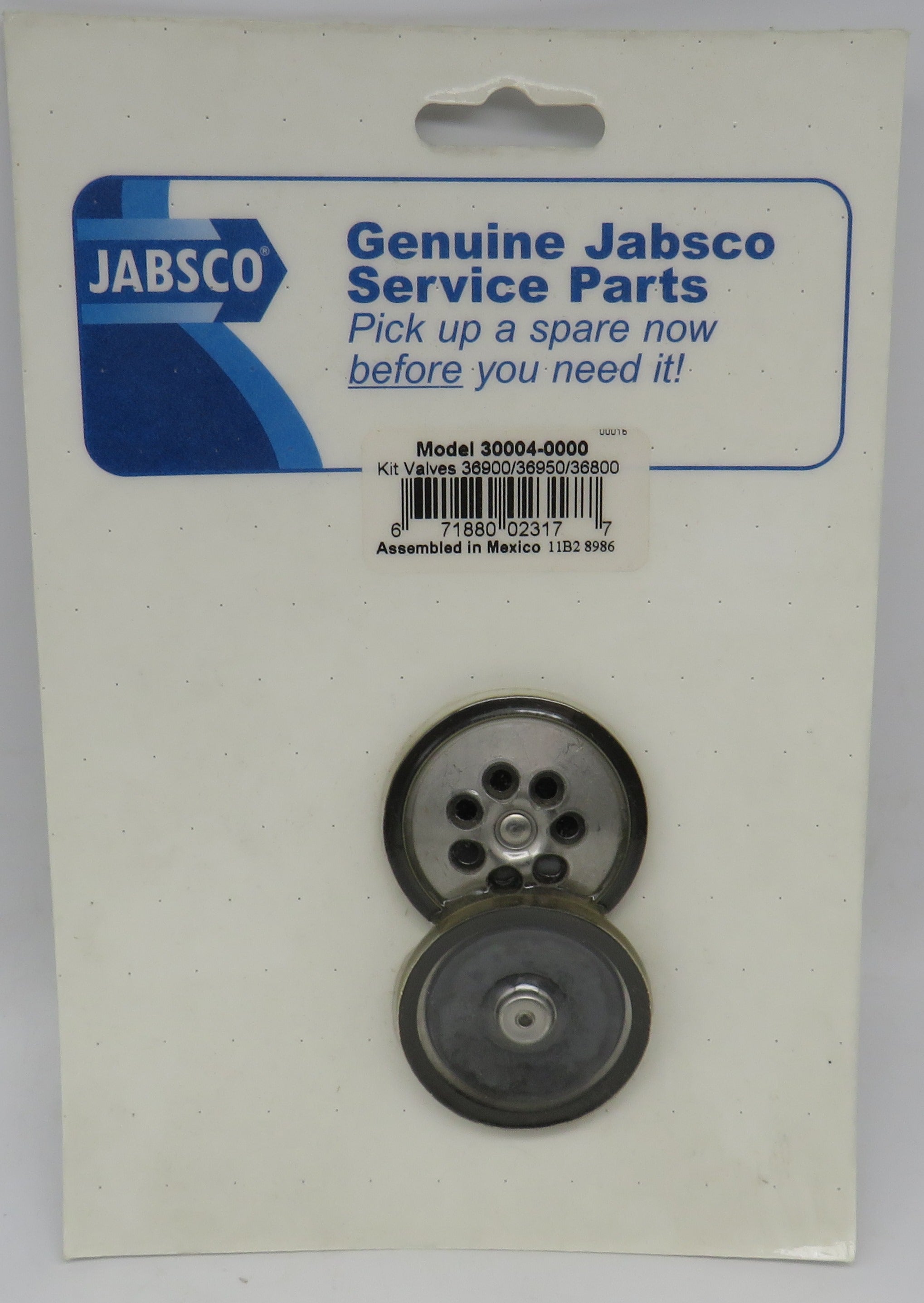 30004-0000 Jabsco Par Valve Kit For 36900, 36950, 36800