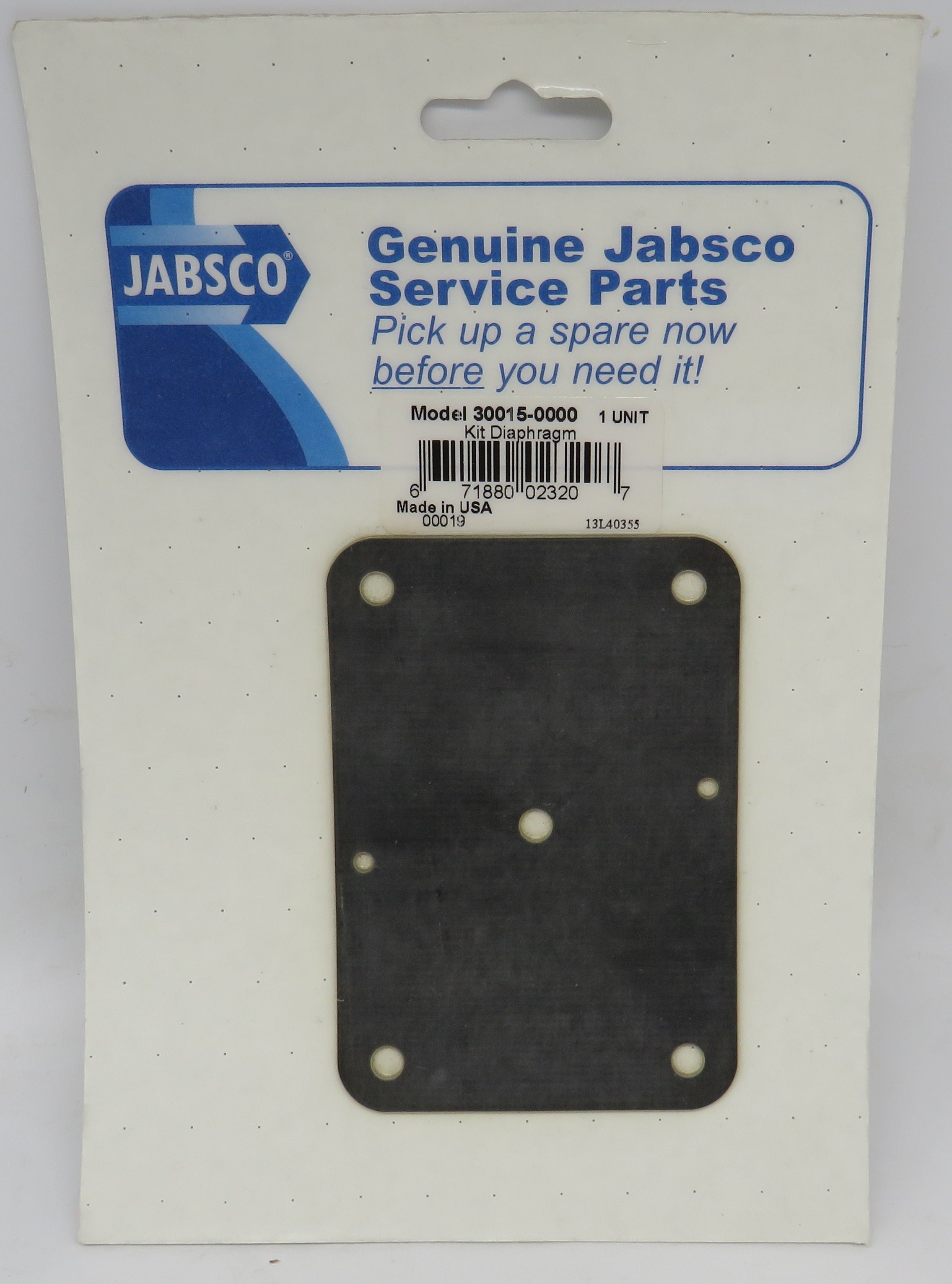 30015-0000 Jabsco Par Diaphragm Kit For 36950, 36960
