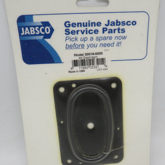 30016-0000 Jabsco Par Diaphragm Kit For 36600, 36680, 36900 8/22/2025 THIS PART IS IN STOCK 8/22/2025
