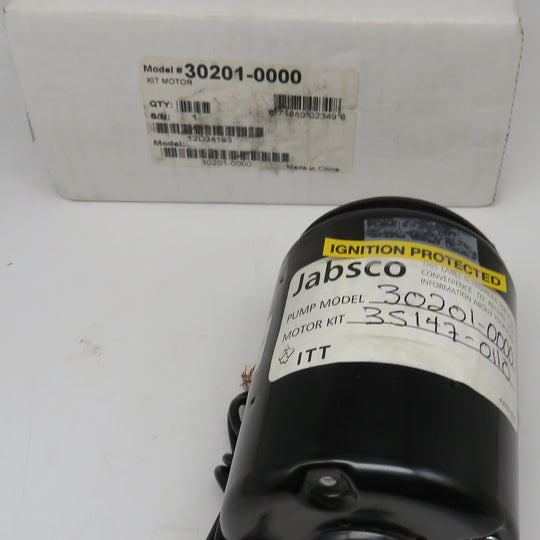 30201-0000 Jabsco Par Replacement Bilge Motor 12 VDC For 36970, 37202, 37215 