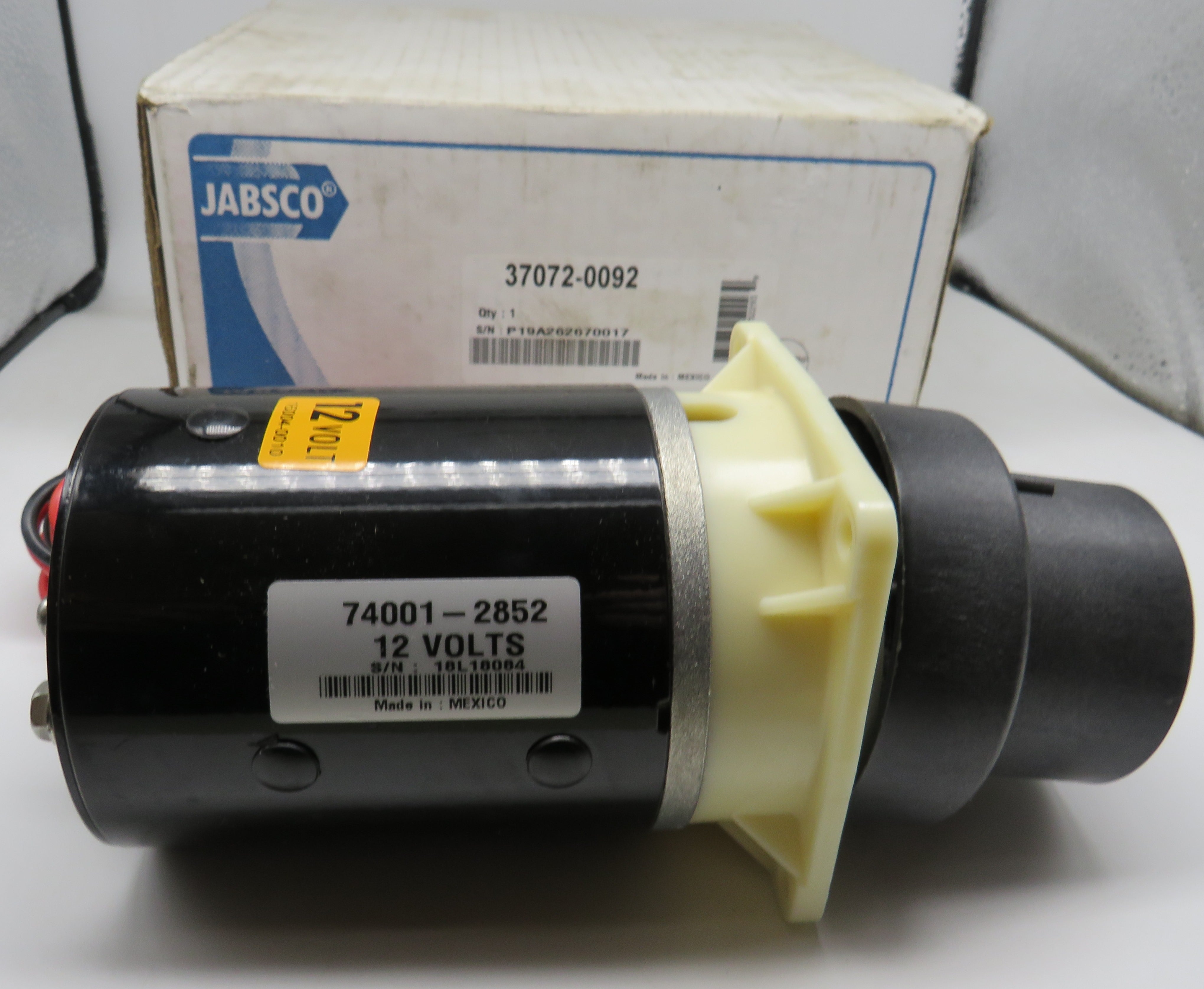 37072-0092 Jabsco Par Macerator Pump Assembly