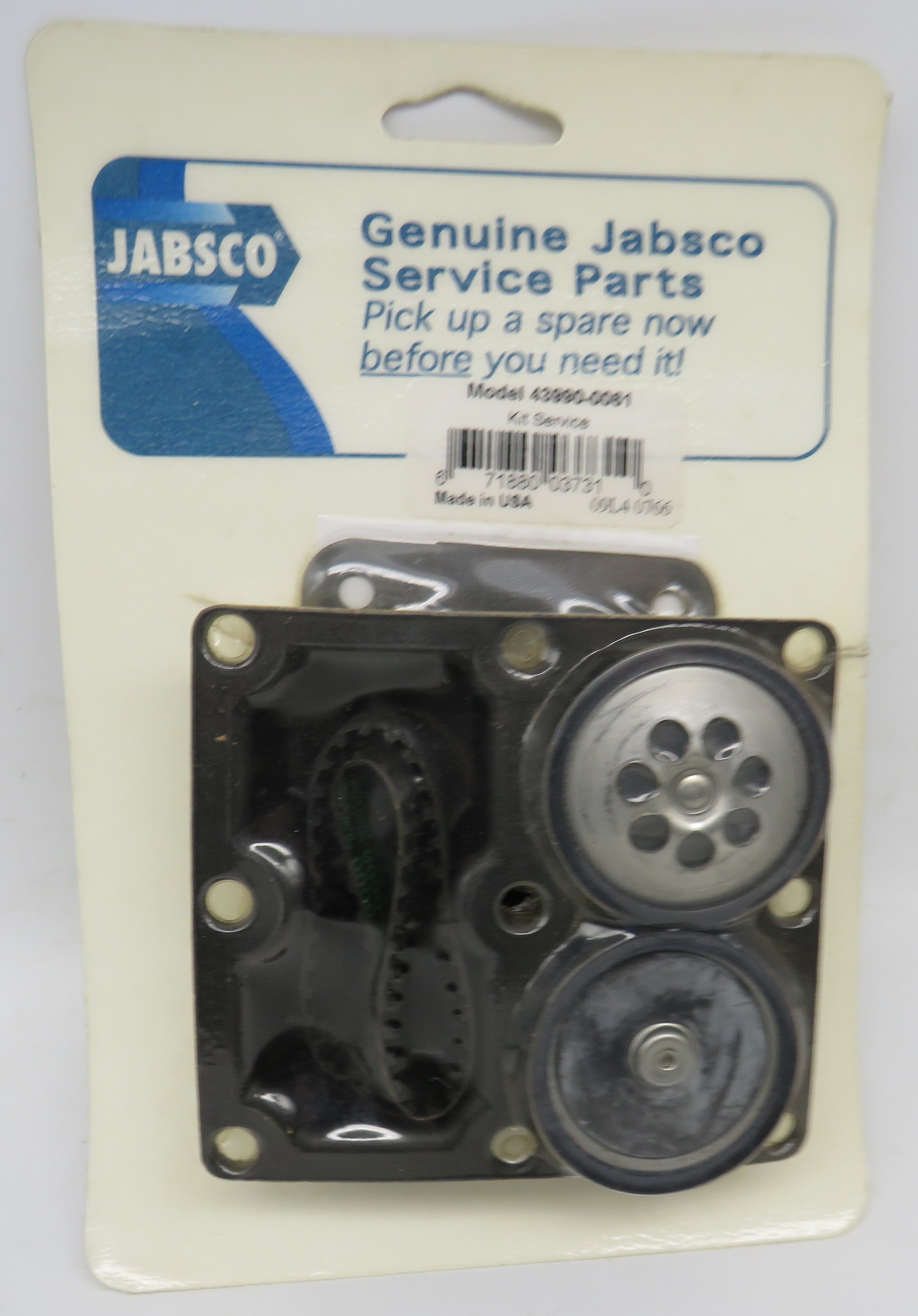 43990-0061 Jabsco Par Service Repair Kit For 36251, 36950 Series Pumps
