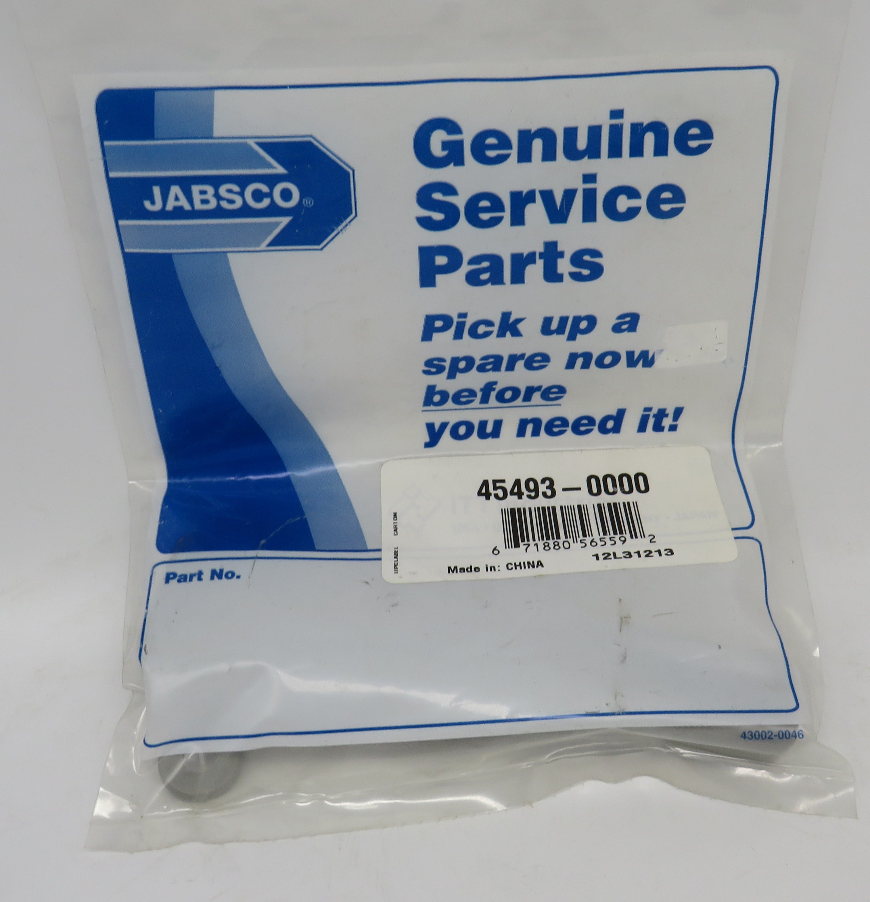 45493-0000 Jabsco Par Kit Handle