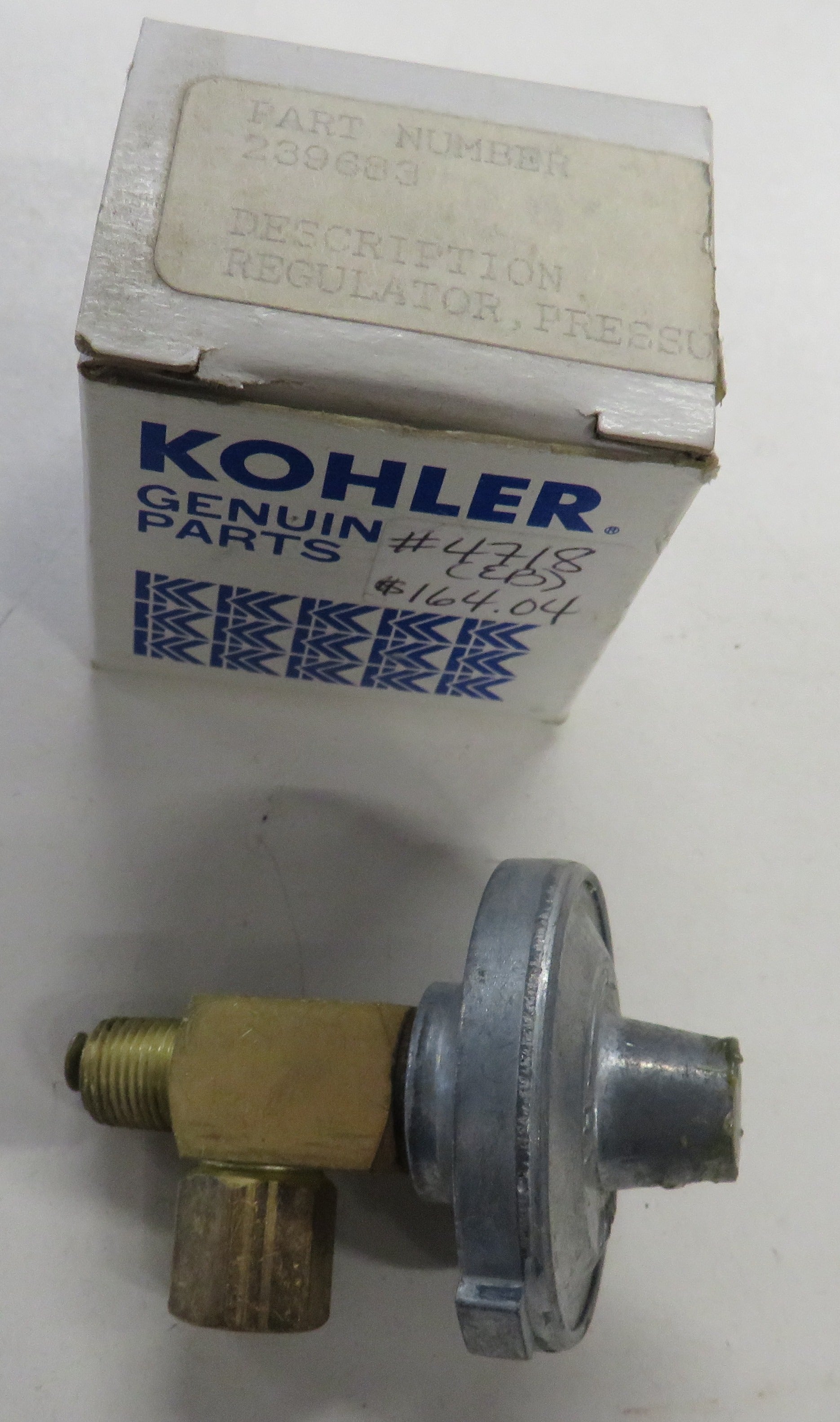 Kohler 239683 Pressure Regulator OBSOLETE