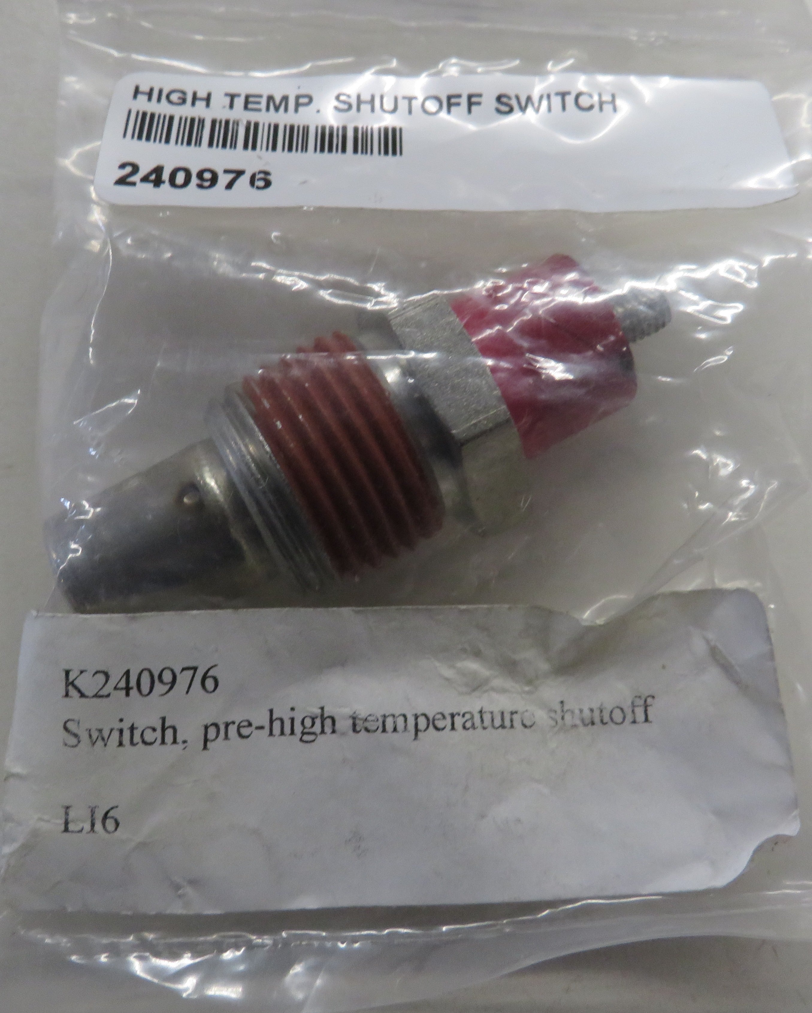 Kohler 240976 High Temperature Shutoff Switch [Kohler Rated at 205]