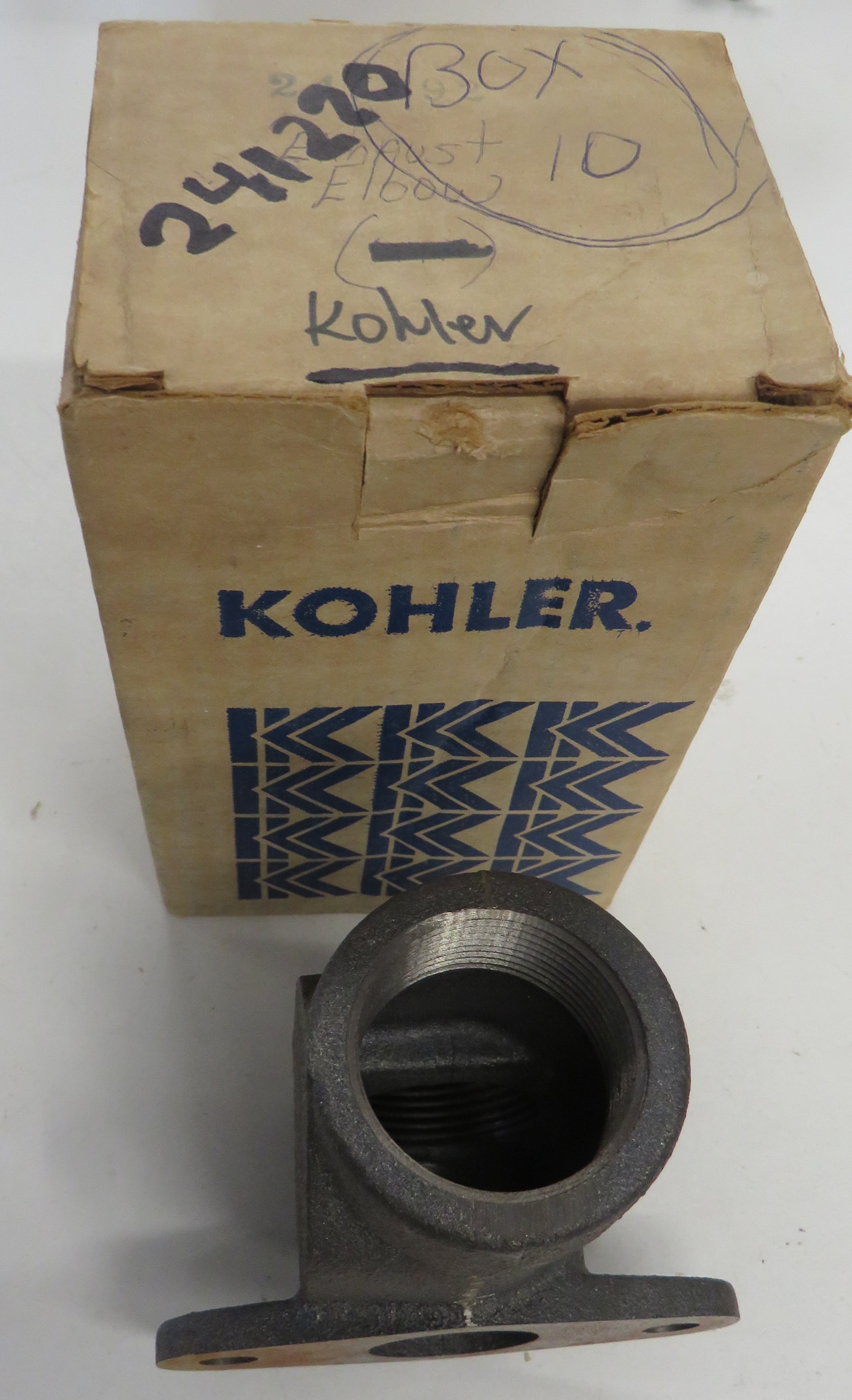 241220 Kohler Exhaust Elbow OBSOLETE for 6.5 KW