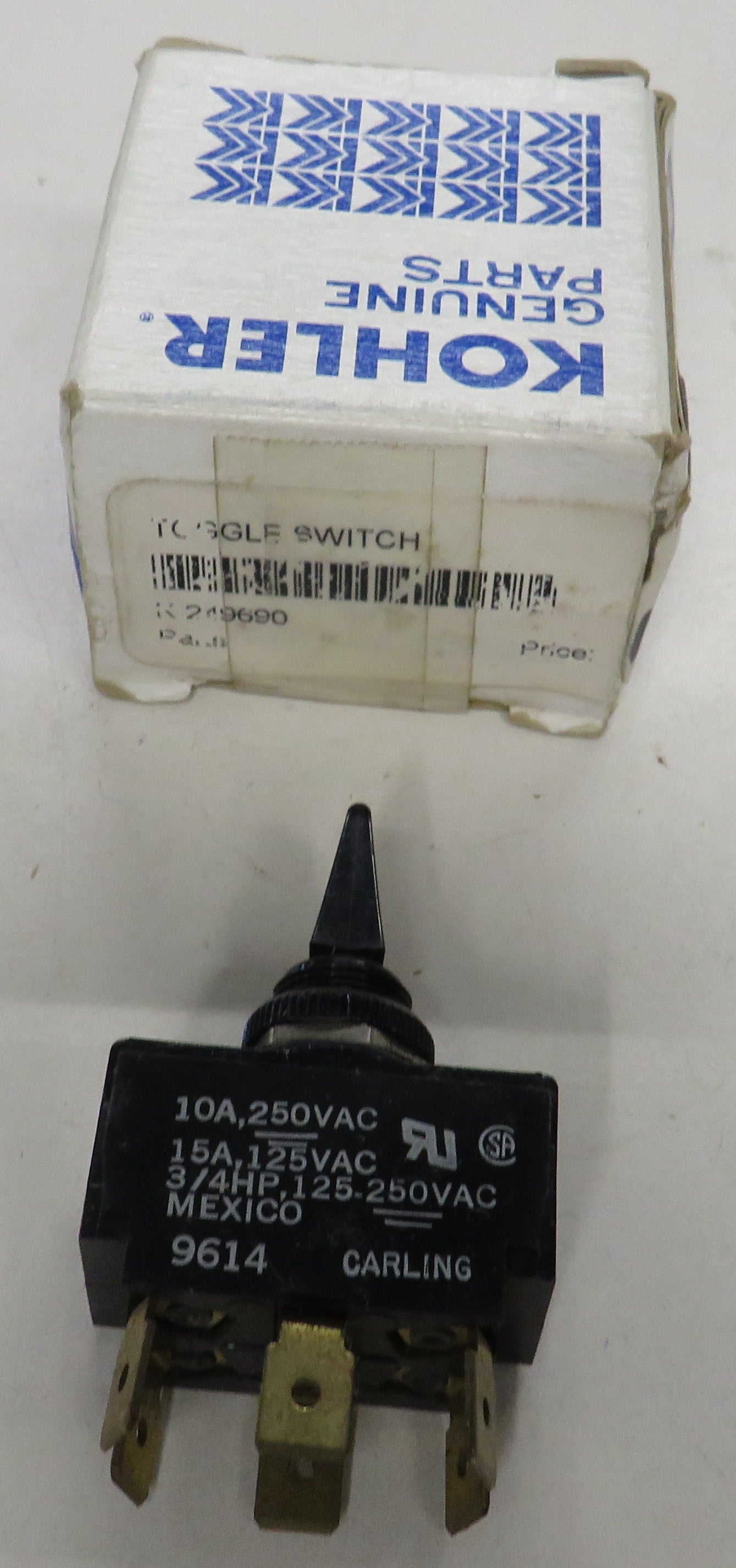 Kohler 249690 Toggle Switch 11/14/2025 THIS PART IS IN STOCK 11/14/2025