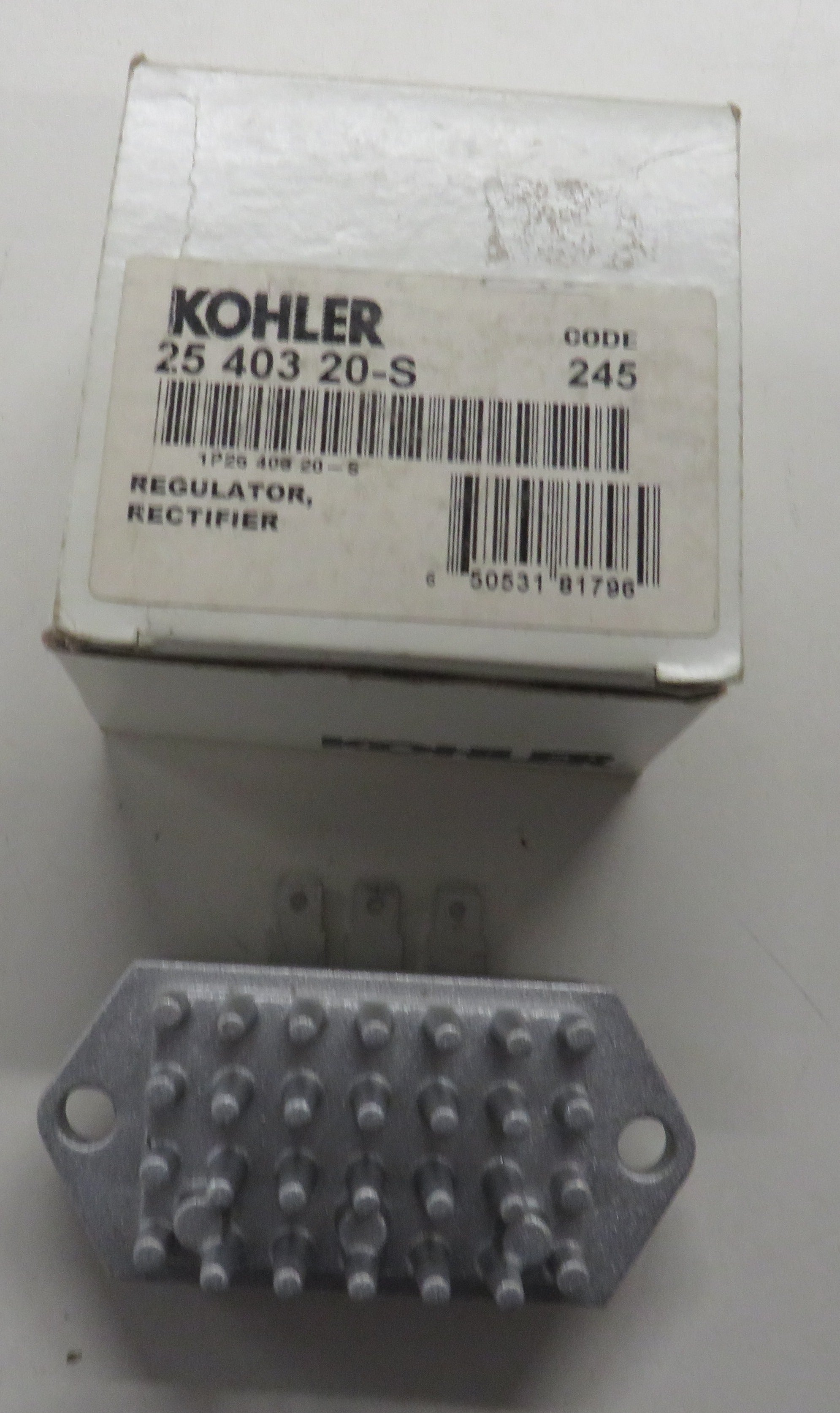 Kohler 25 403 20-S Regulator Rectifier 11/14/2025 THIS PART IS IN STOCK 11/14/2025