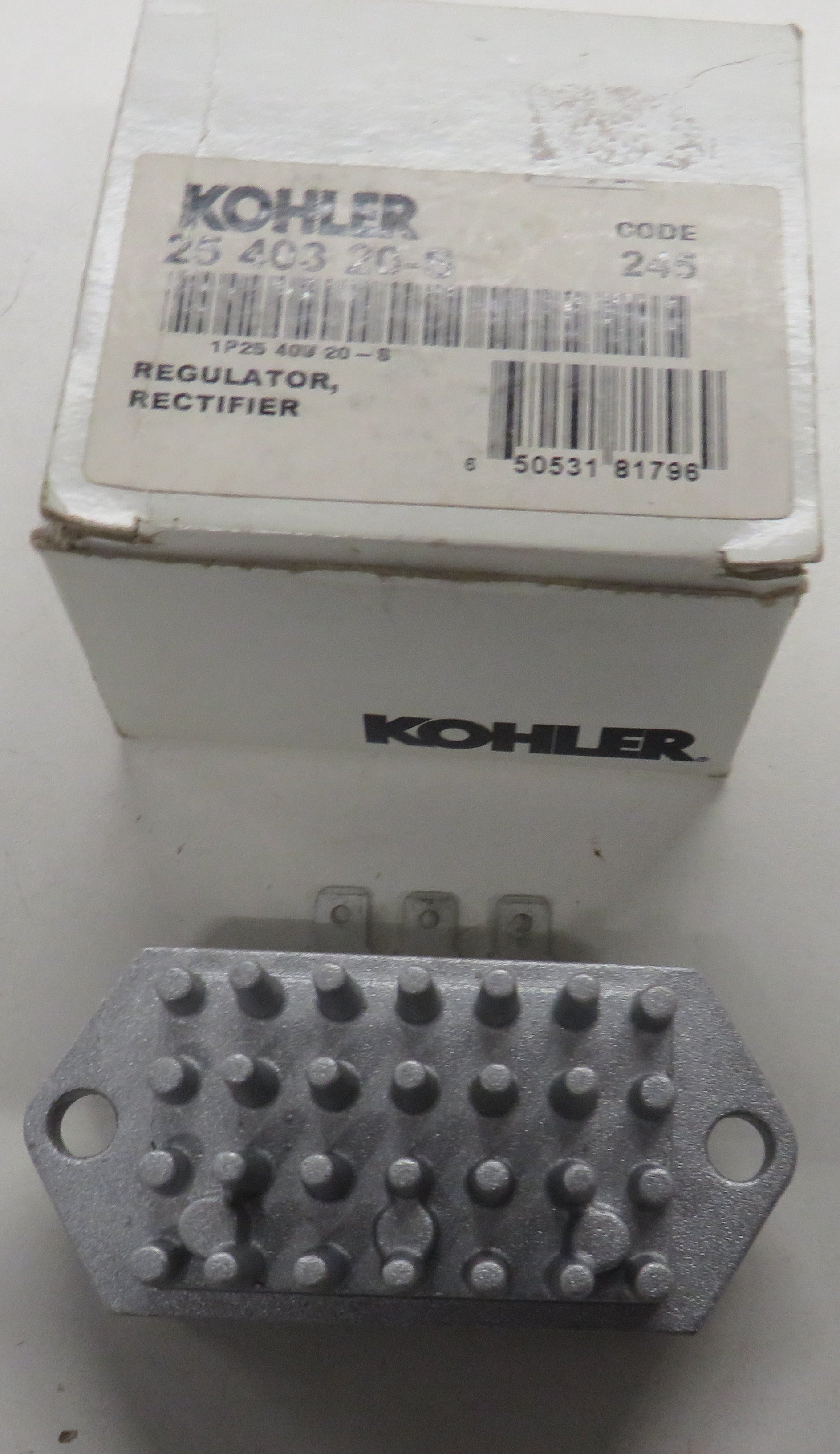 Kohler 25 403 20-S Regulator Rectifier 11/14/2025 THIS PART IS IN STOCK 11/14/2025