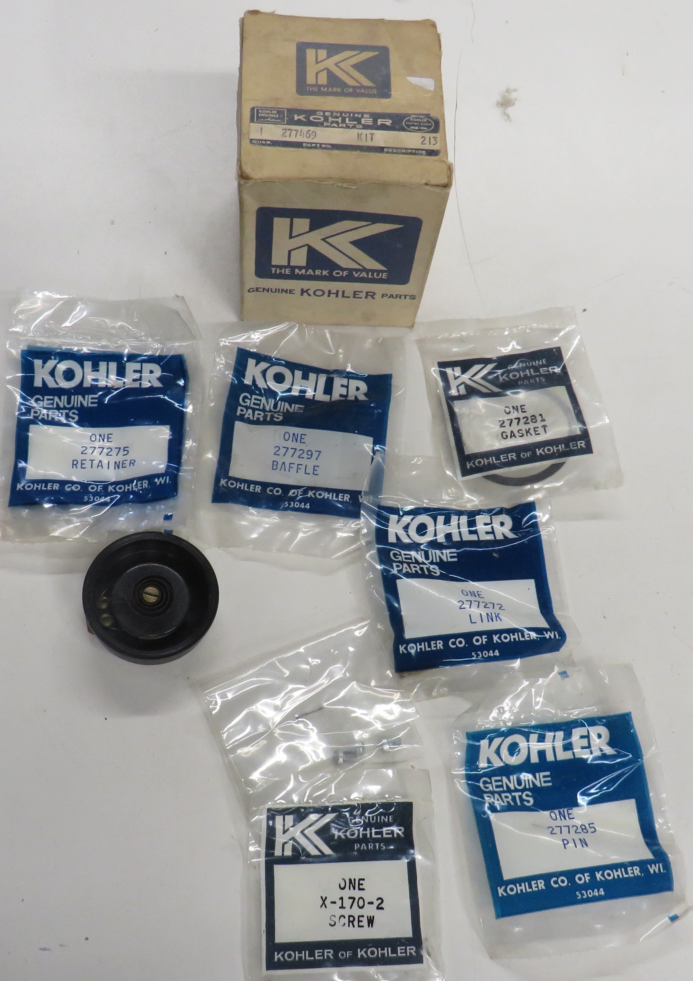 Kohler OEM Choke Lever Repair Kit 1275734 - For Riding Mowers & Small Engines