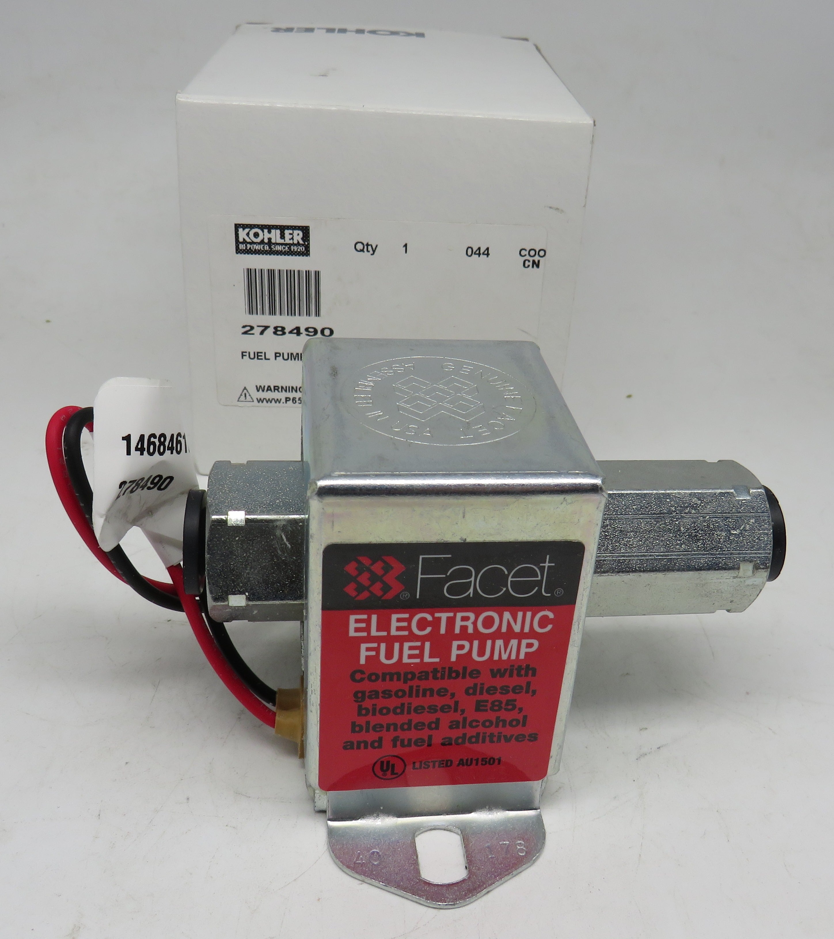 Kohler 278490 Electric 12V Fuel Pump
